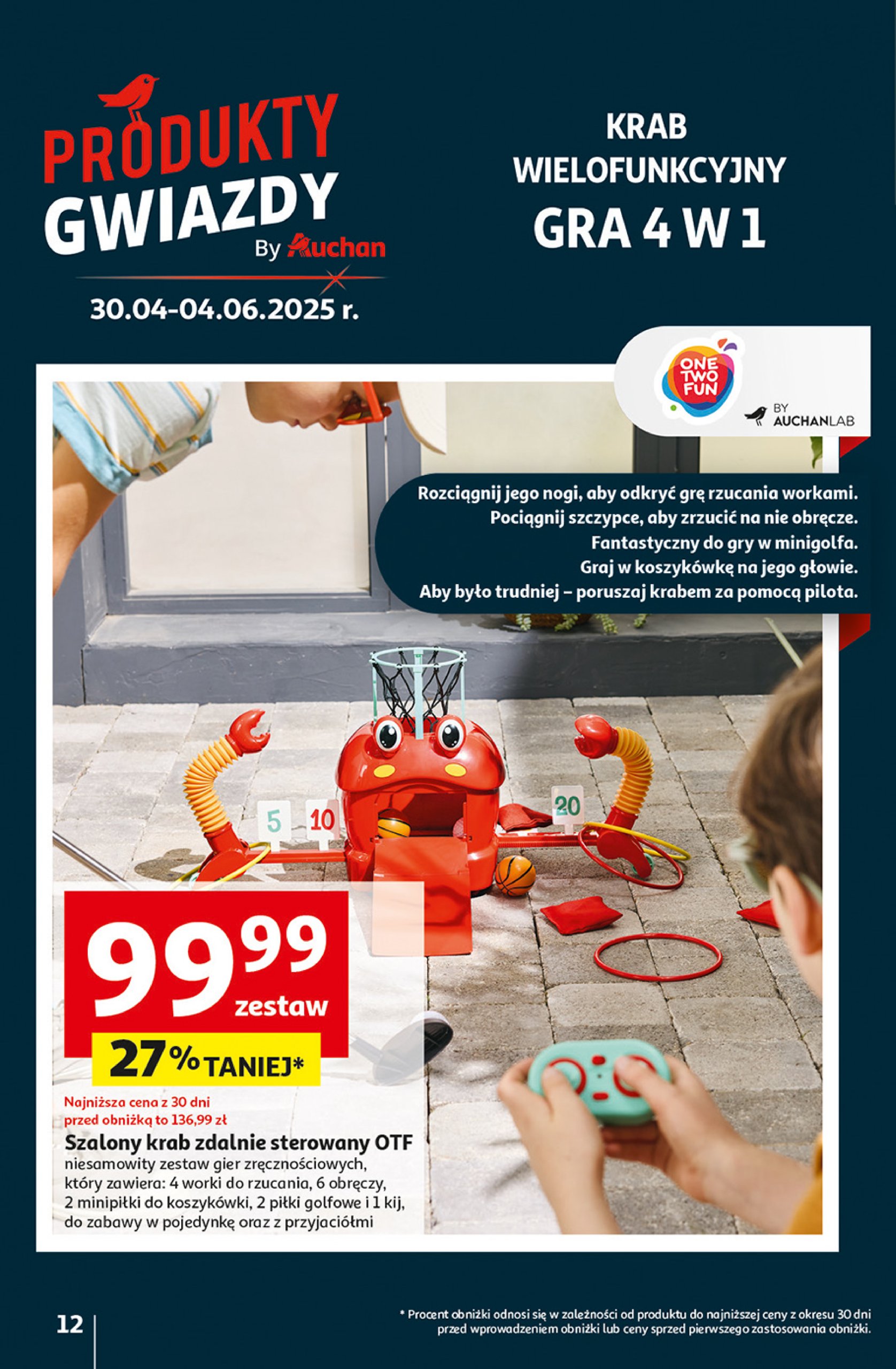 auchan - Hipermarket Auchan gazetka ważna od 29.05. - 04.06. - page: 12 auchan - Hipermarket Auchan gazetka ważna od 29.05. - 04.06. - page: 12