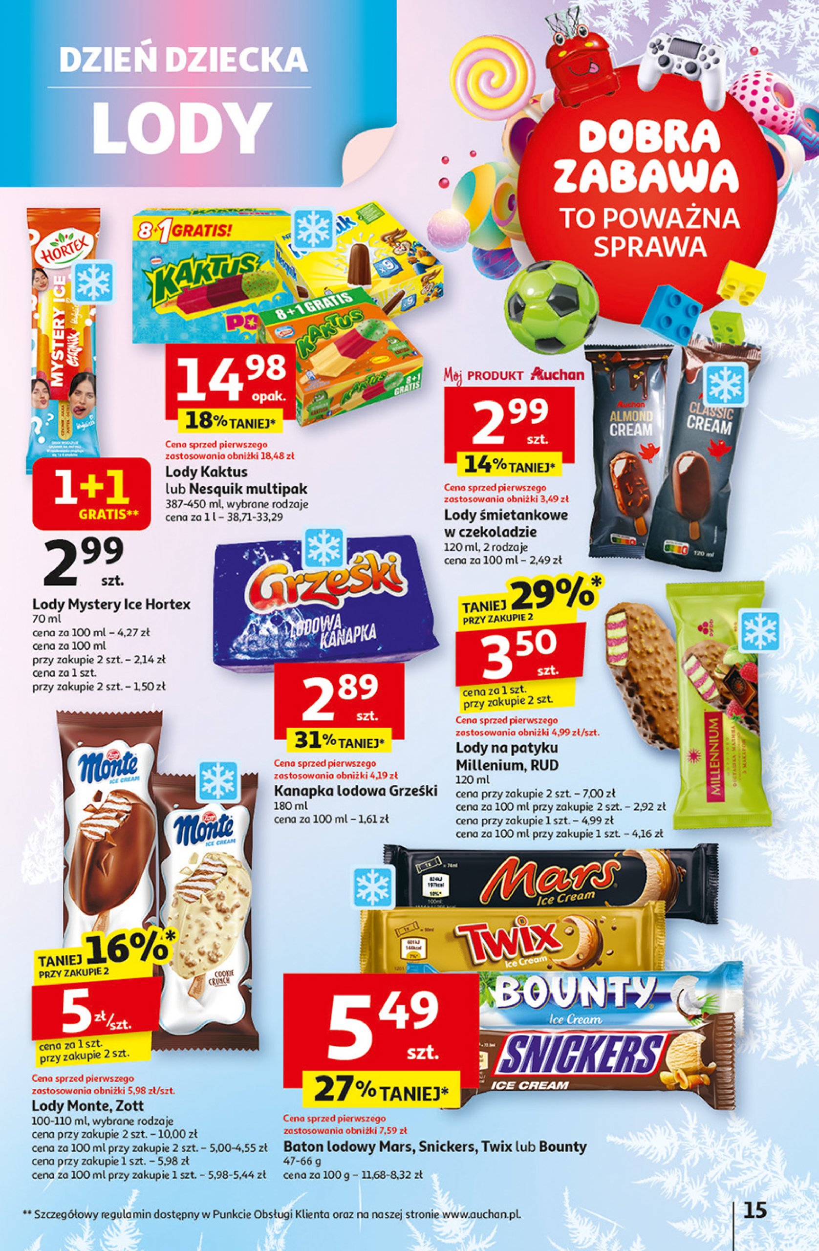 auchan - Hipermarket Auchan gazetka ważna od 29.05. - 04.06. - page: 15 auchan - Hipermarket Auchan gazetka ważna od 29.05. - 04.06. - page: 15