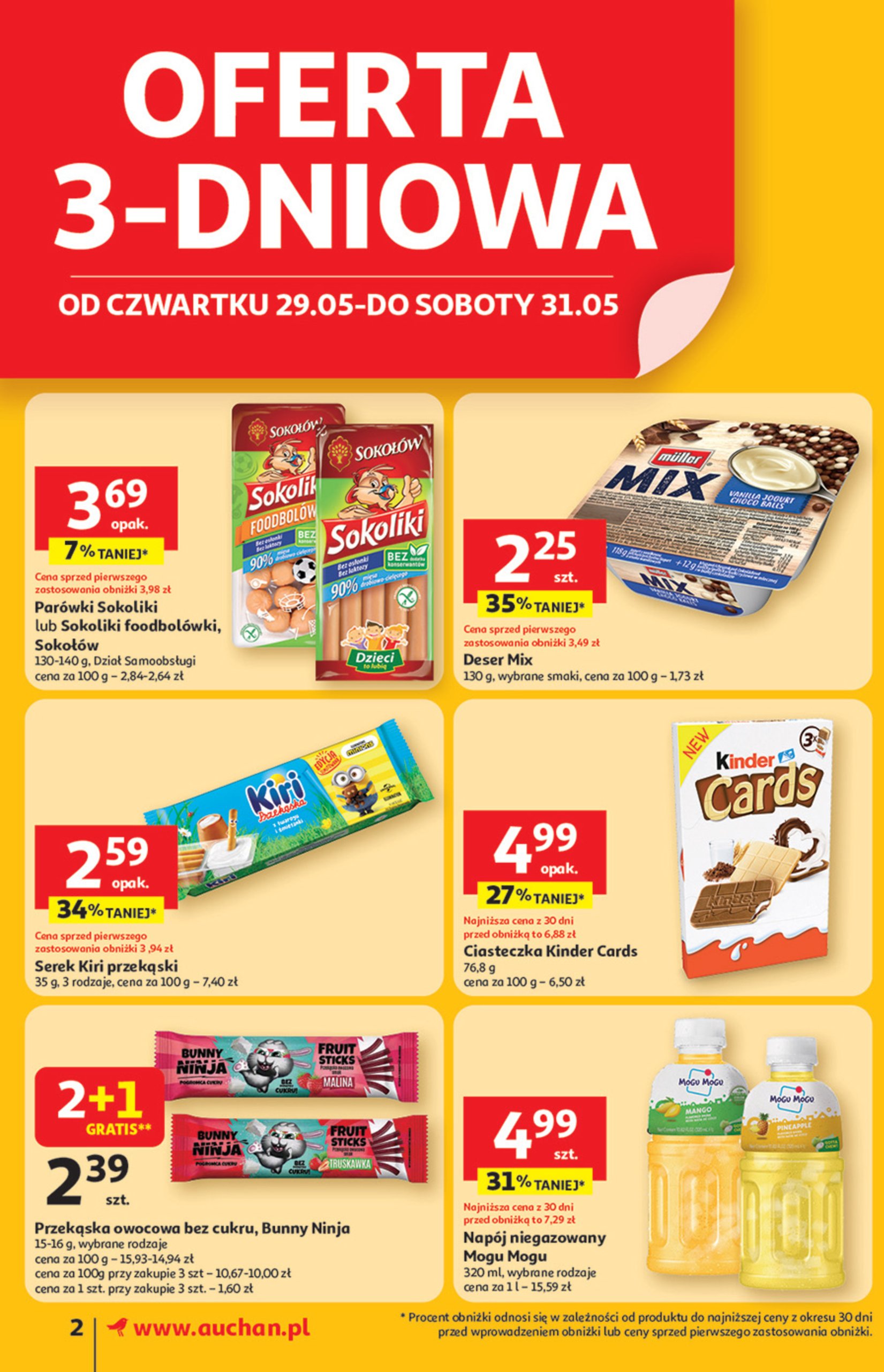 auchan - Supermarket Auchan gazetka ważna od 29.05. - 04.06. - page: 2