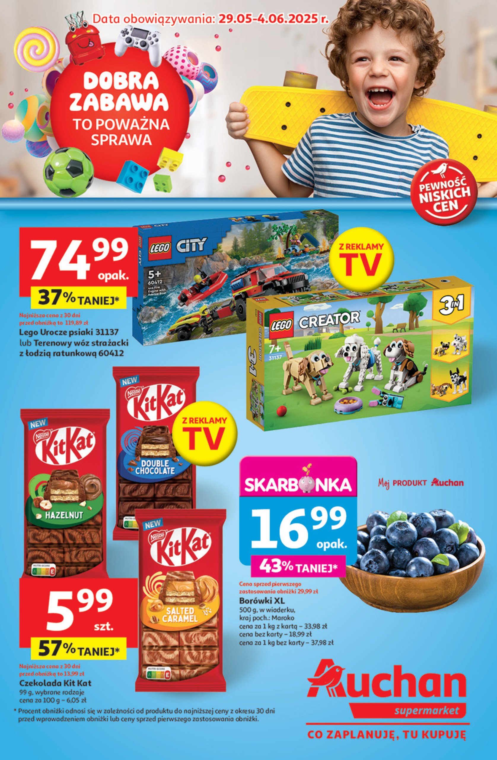 auchan - Supermarket Auchan gazetka ważna od 29.05. - 04.06.