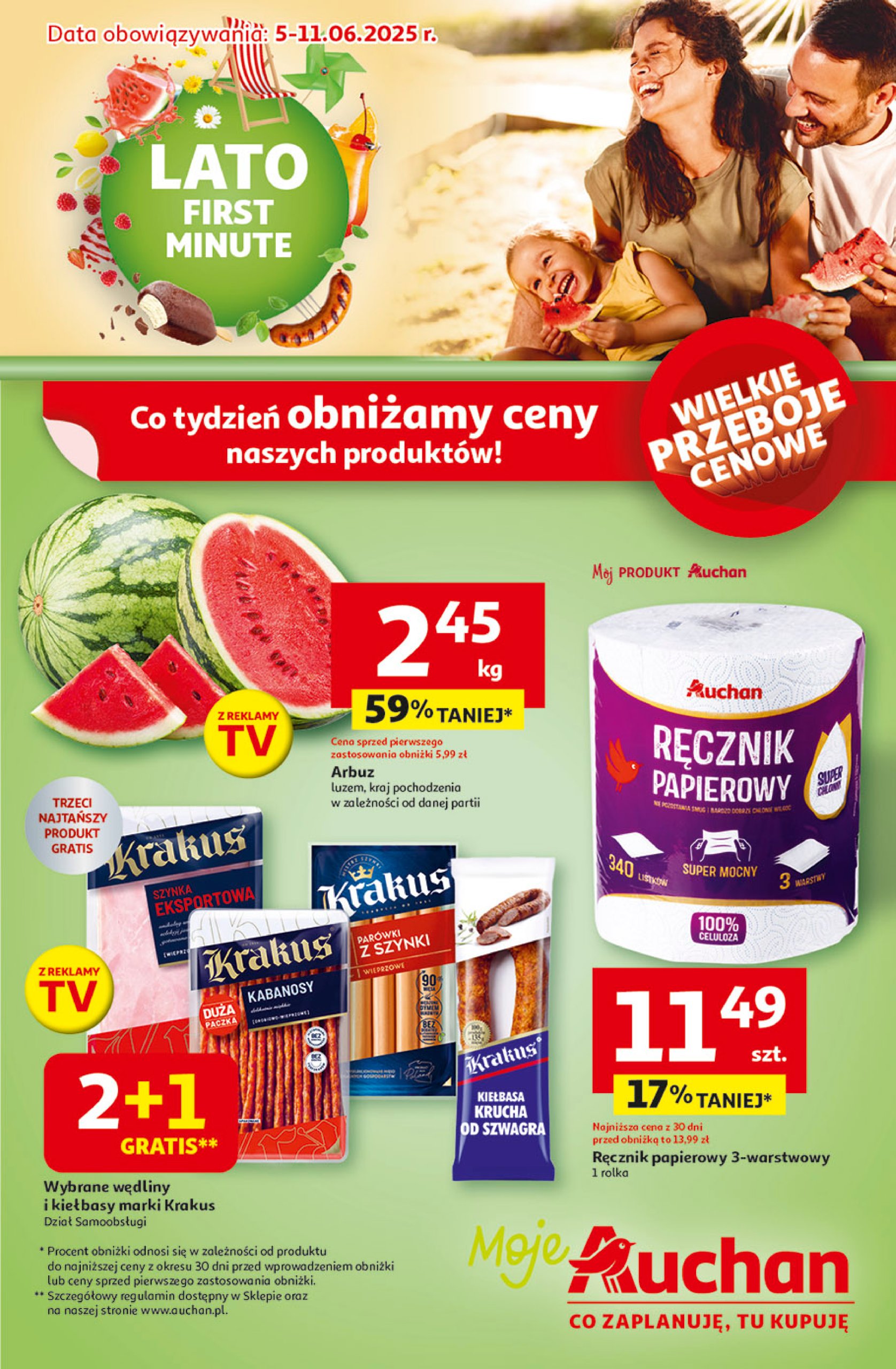 auchan - Moje Auchan gazetka ważna od 05.06. - 11.06.
