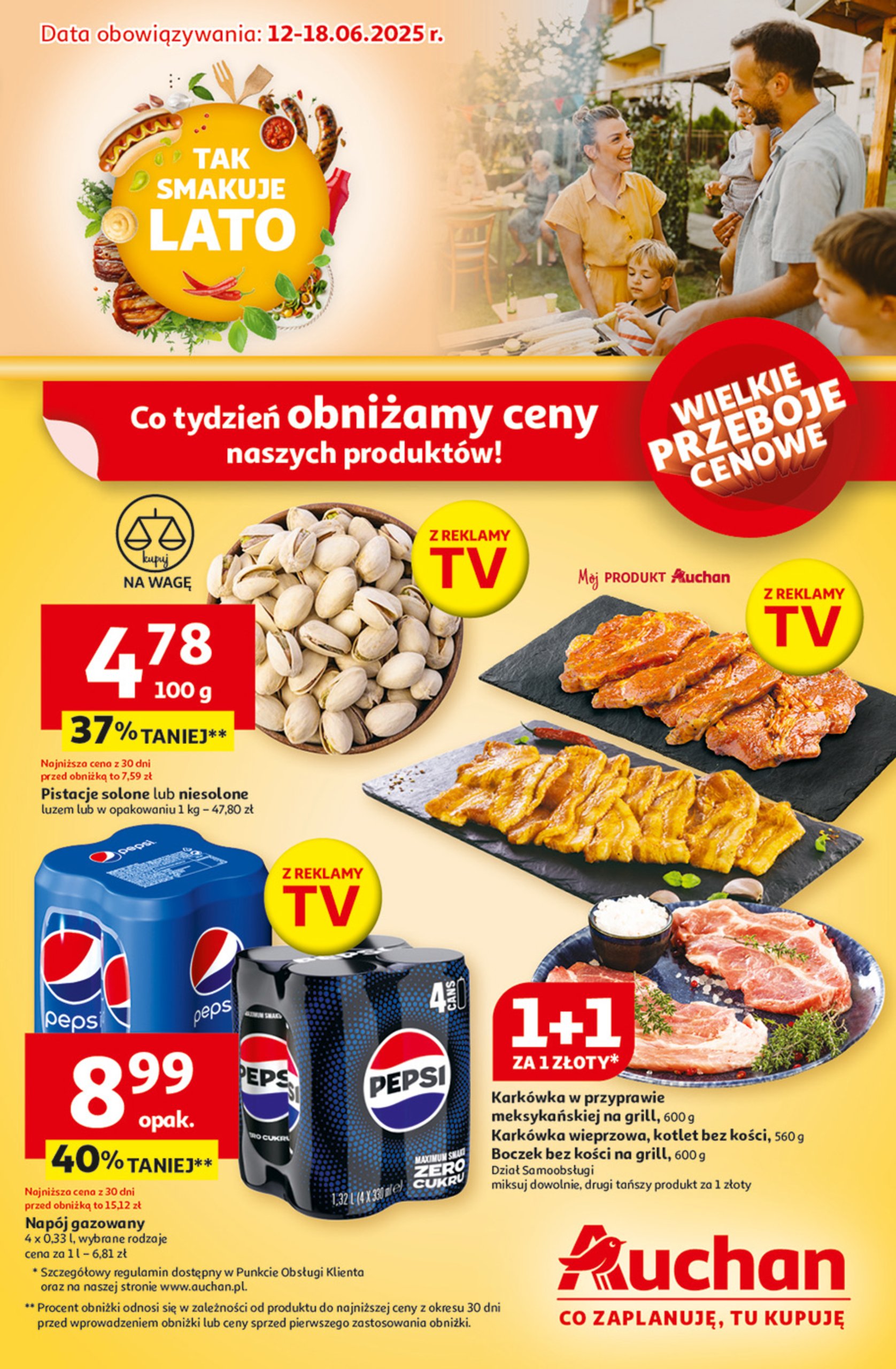 auchan - Gazetka Hipermarket Auchan ważna od 12.06. - 18.06.