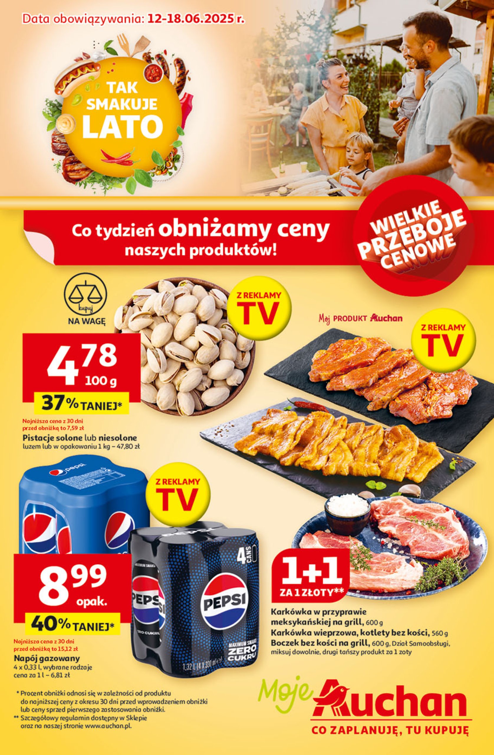 auchan - Gazetka Moje Auchan ważna od 12.06. - 18.06. - page: 1