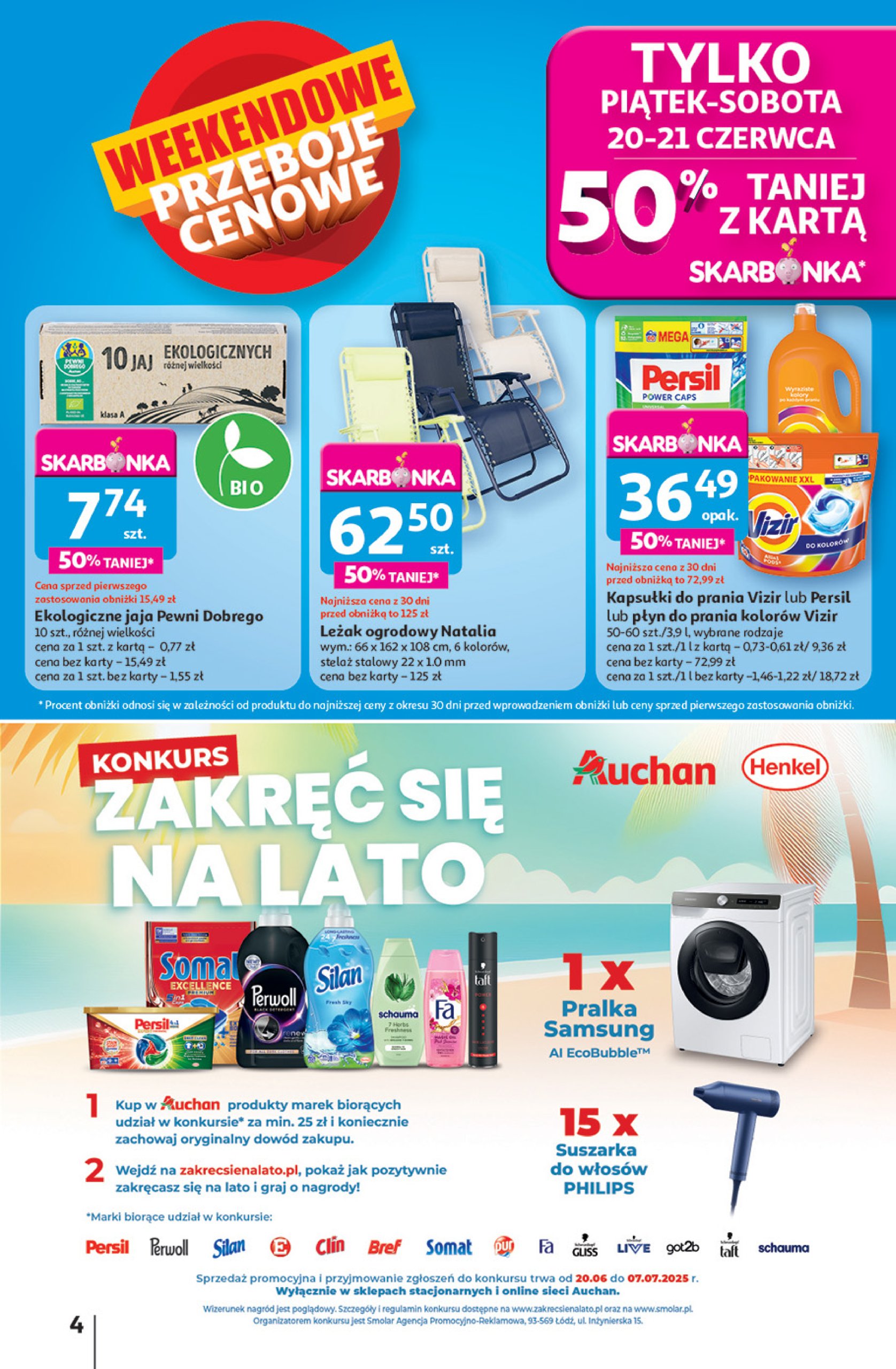 auchan - Gazetka Hipermarket Auchan ważna od 20.06. - 25.06. - page: 4