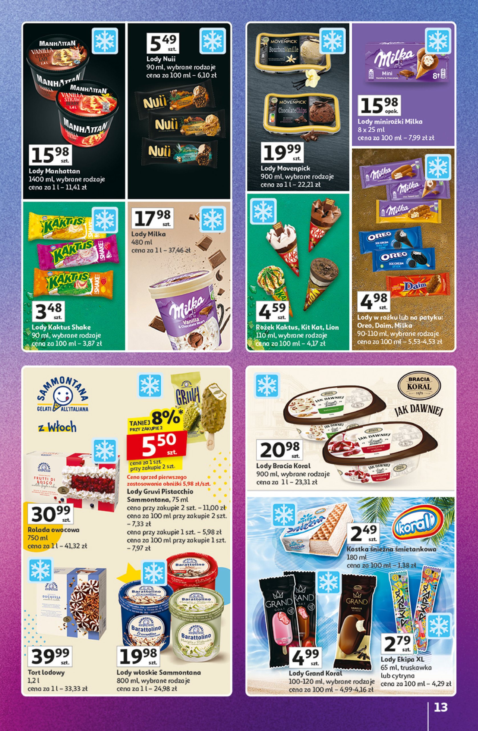 auchan - Gazetka Hipermarket Auchan - Znane Marki Duży Wybór ważna od 12.06. - 18.06. - page: 13 auchan - Gazetka Hipermarket Auchan - Znane Marki Duży Wybór ważna od 12.06. - 18.06. - page: 13