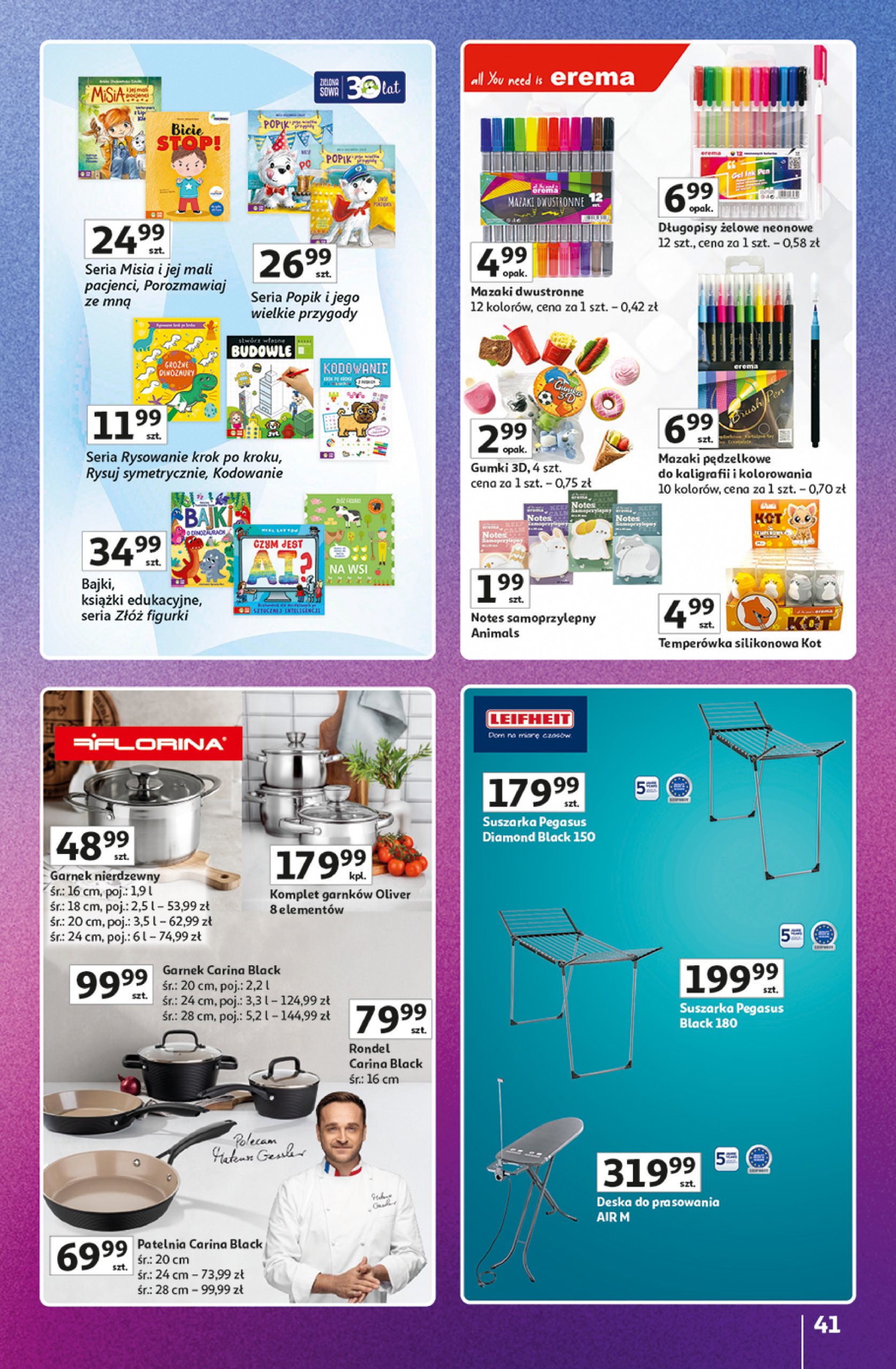 auchan - Gazetka Hipermarket Auchan - Znane Marki Duży Wybór ważna od 12.06. - 18.06. - page: 41 auchan - Gazetka Hipermarket Auchan - Znane Marki Duży Wybór ważna od 12.06. - 18.06. - page: 41