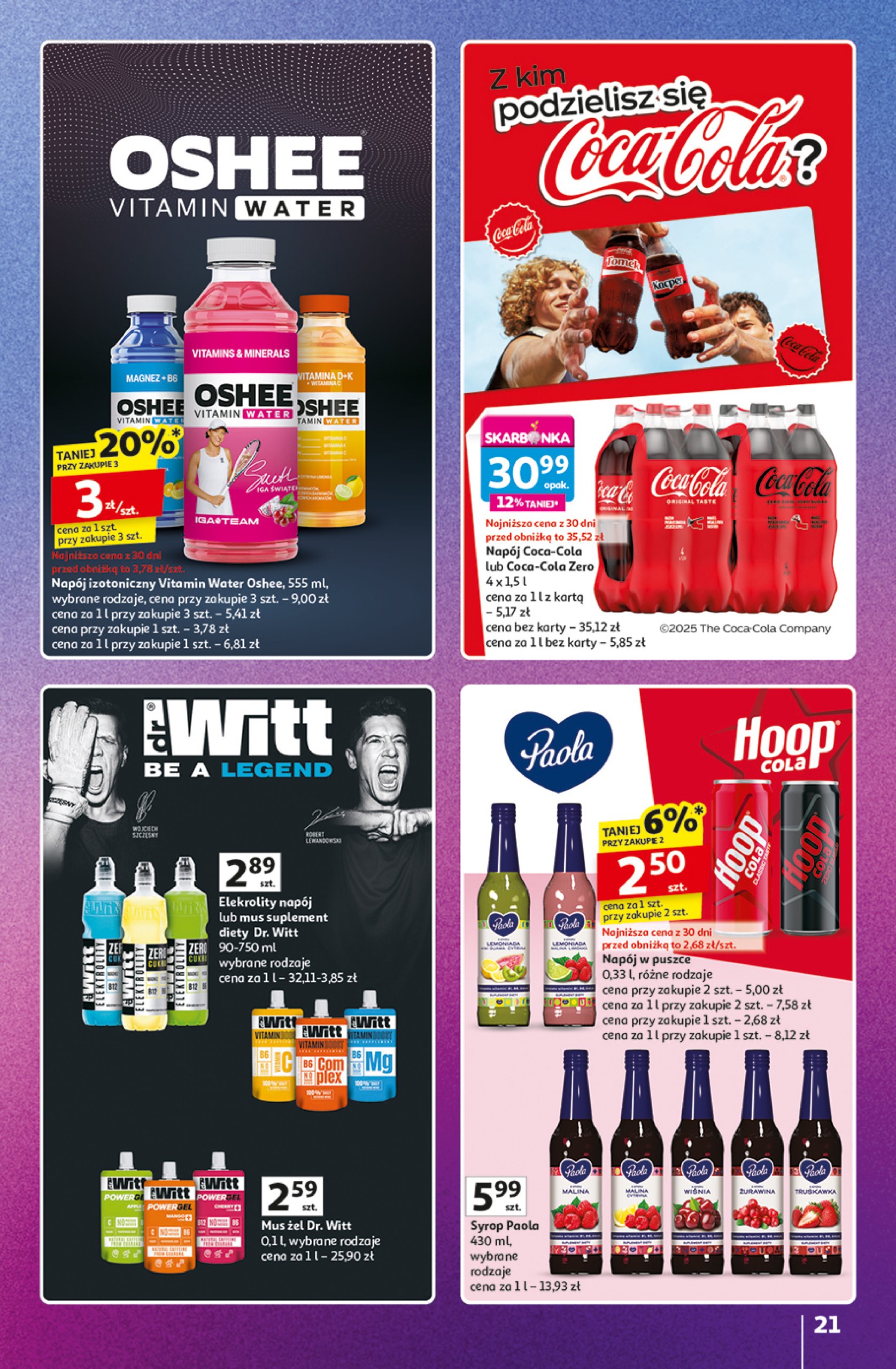 auchan - Gazetka Hipermarket Auchan - Znane Marki Duży Wybór ważna od 12.06. - 18.06. - page: 21 auchan - Gazetka Hipermarket Auchan - Znane Marki Duży Wybór ważna od 12.06. - 18.06. - page: 21