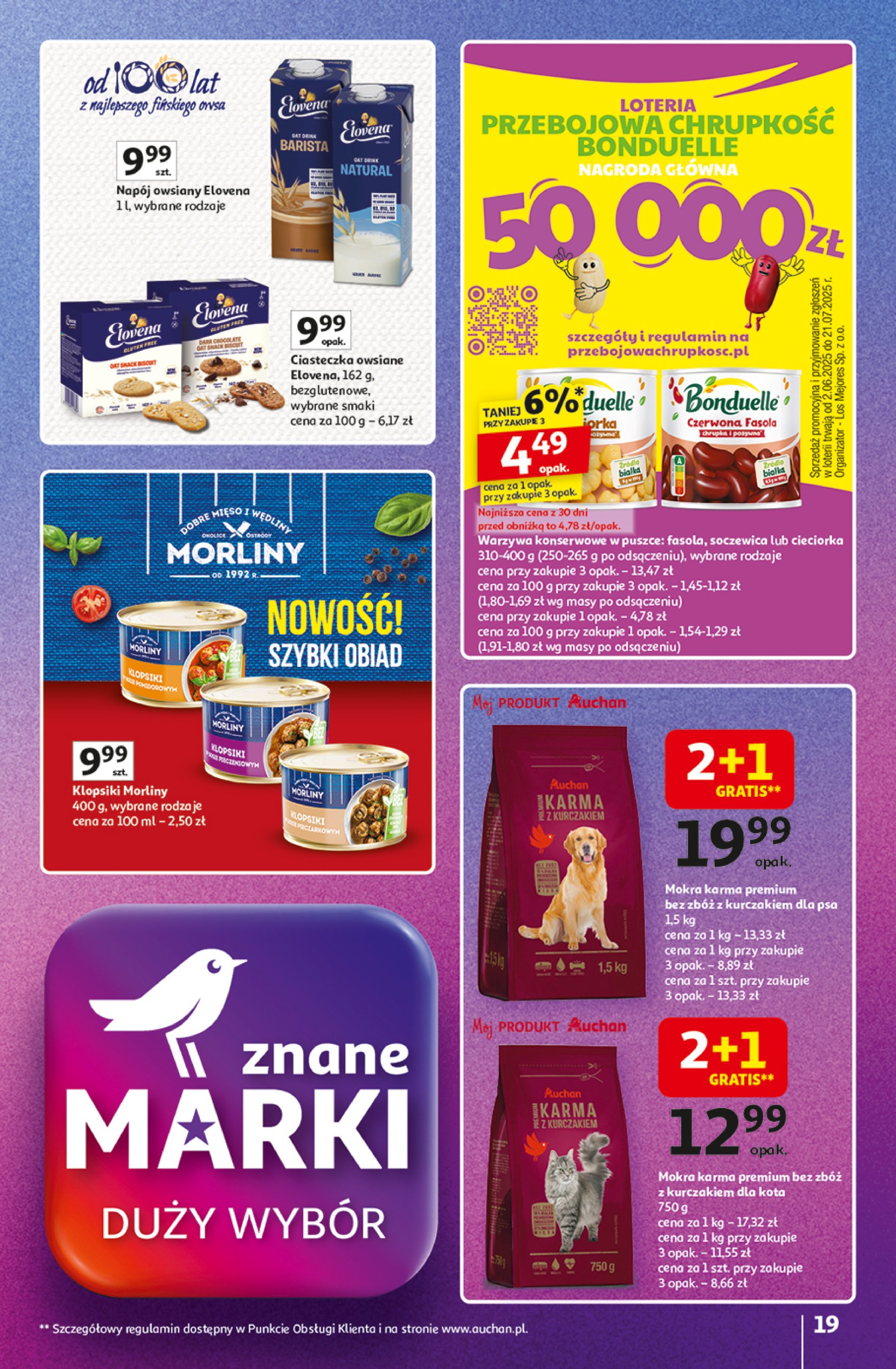 auchan - Gazetka Hipermarket Auchan - Znane Marki Duży Wybór ważna od 12.06. - 18.06. - page: 19 auchan - Gazetka Hipermarket Auchan - Znane Marki Duży Wybór ważna od 12.06. - 18.06. - page: 19