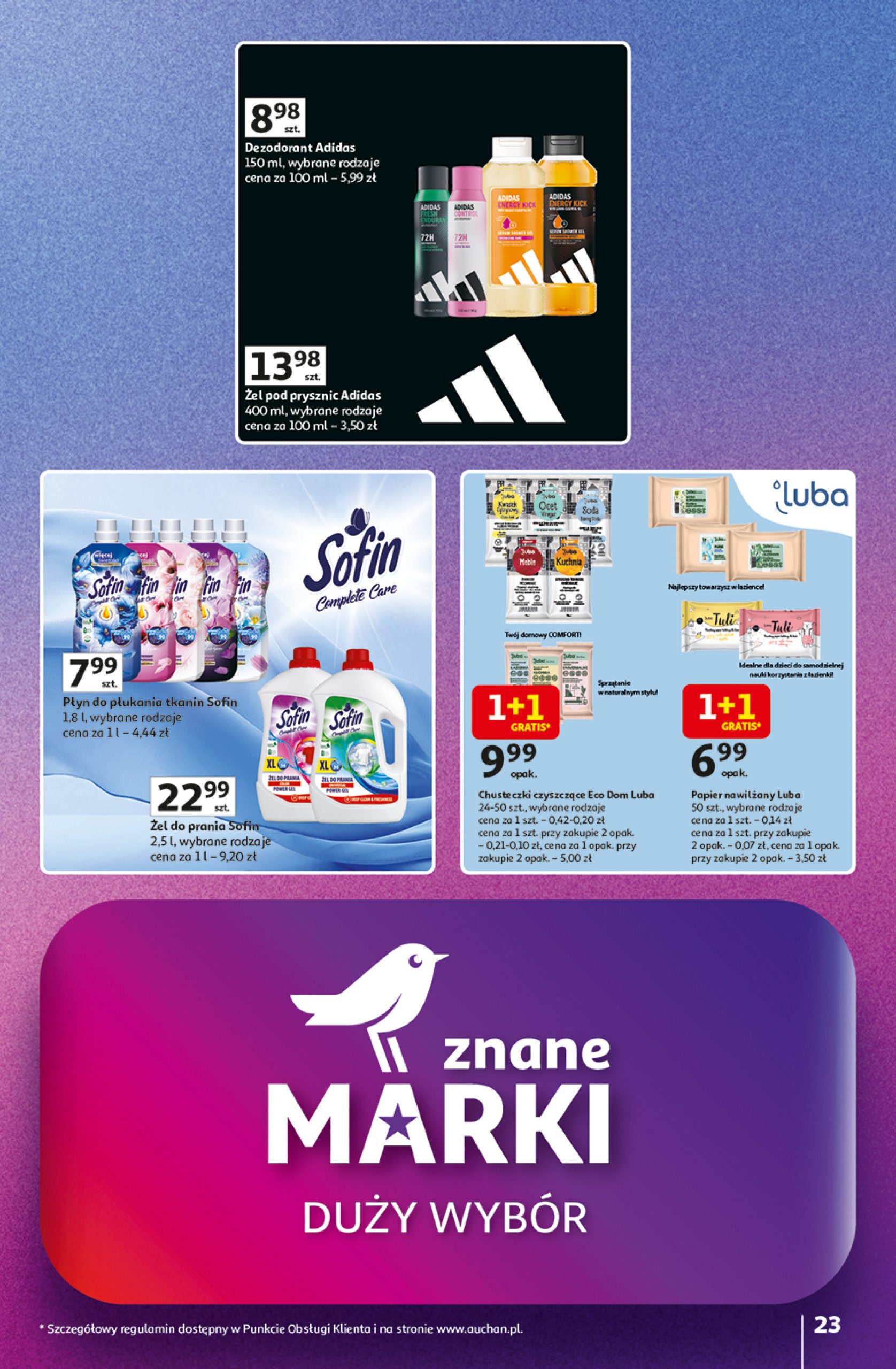auchan - Gazetka Hipermarket Auchan - Znane Marki Duży Wybór ważna od 12.06. - 18.06. - page: 23 auchan - Gazetka Hipermarket Auchan - Znane Marki Duży Wybór ważna od 12.06. - 18.06. - page: 23