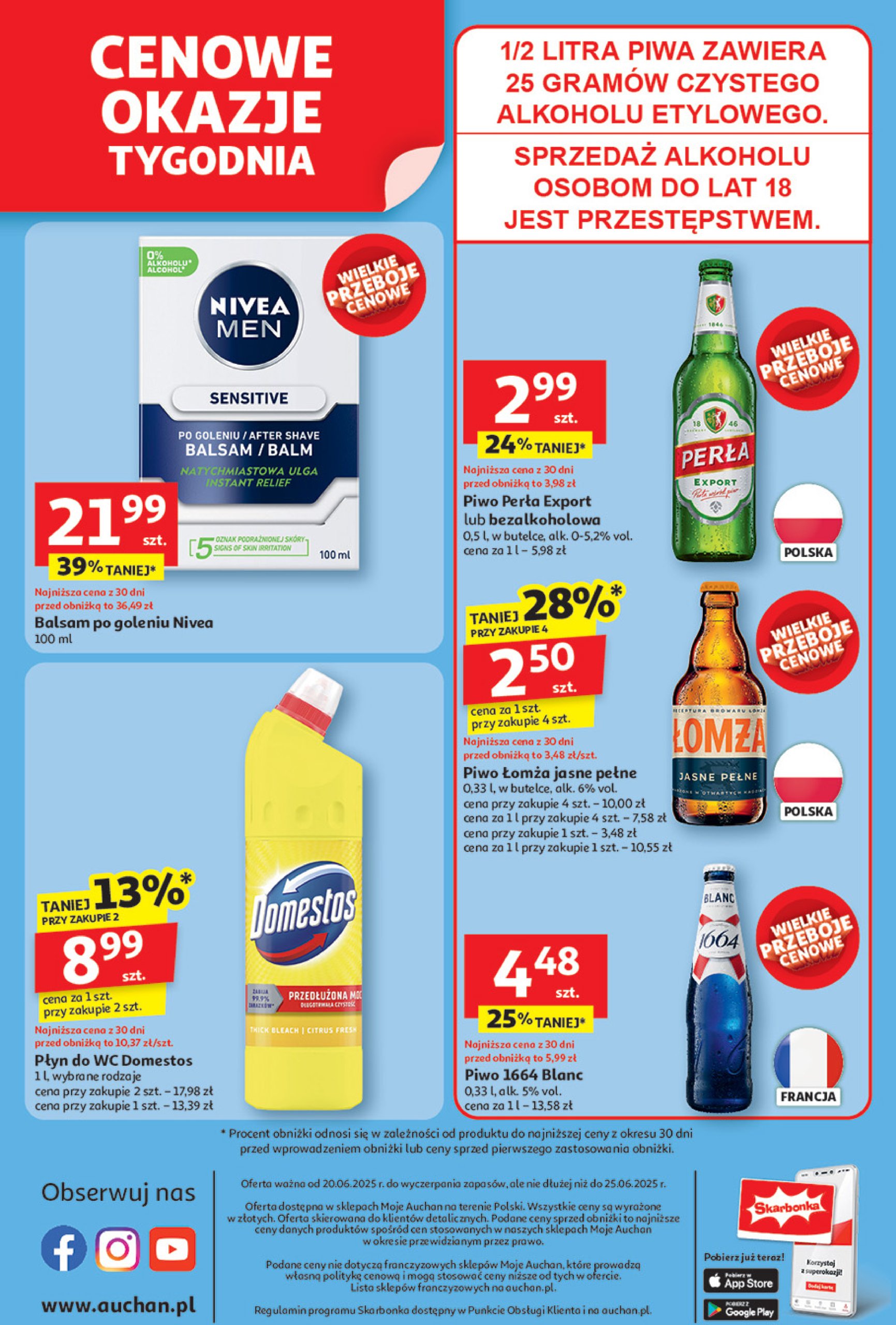 auchan - Gazetka Moje Auchan - JAK PRAGNĘ LATA Moje Auchan ważna od 20.06. - 25.06. - page: 10