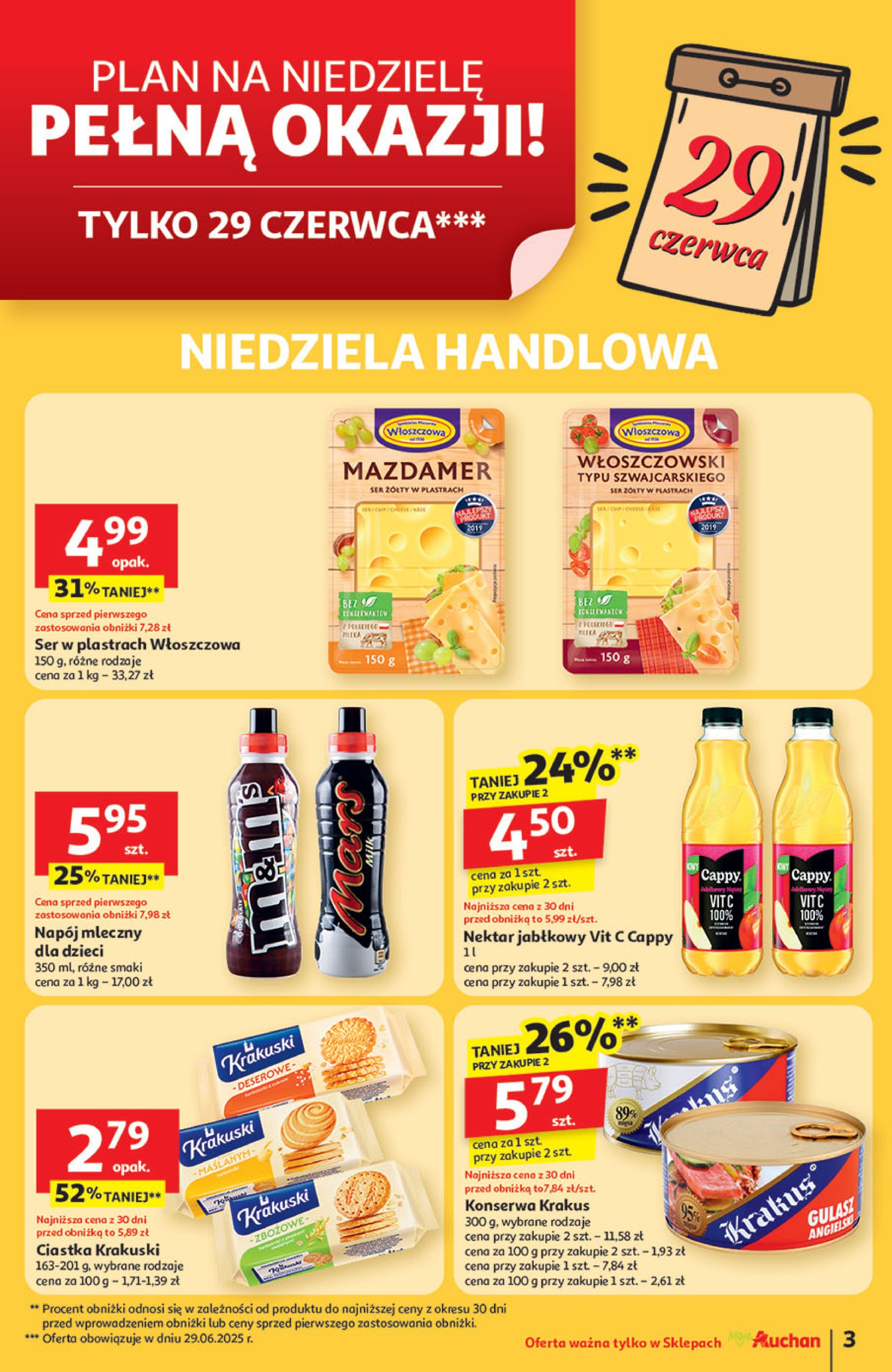 auchan - Gazetka Moje Auchan ważna od 26.06. - 02.07. - page: 3