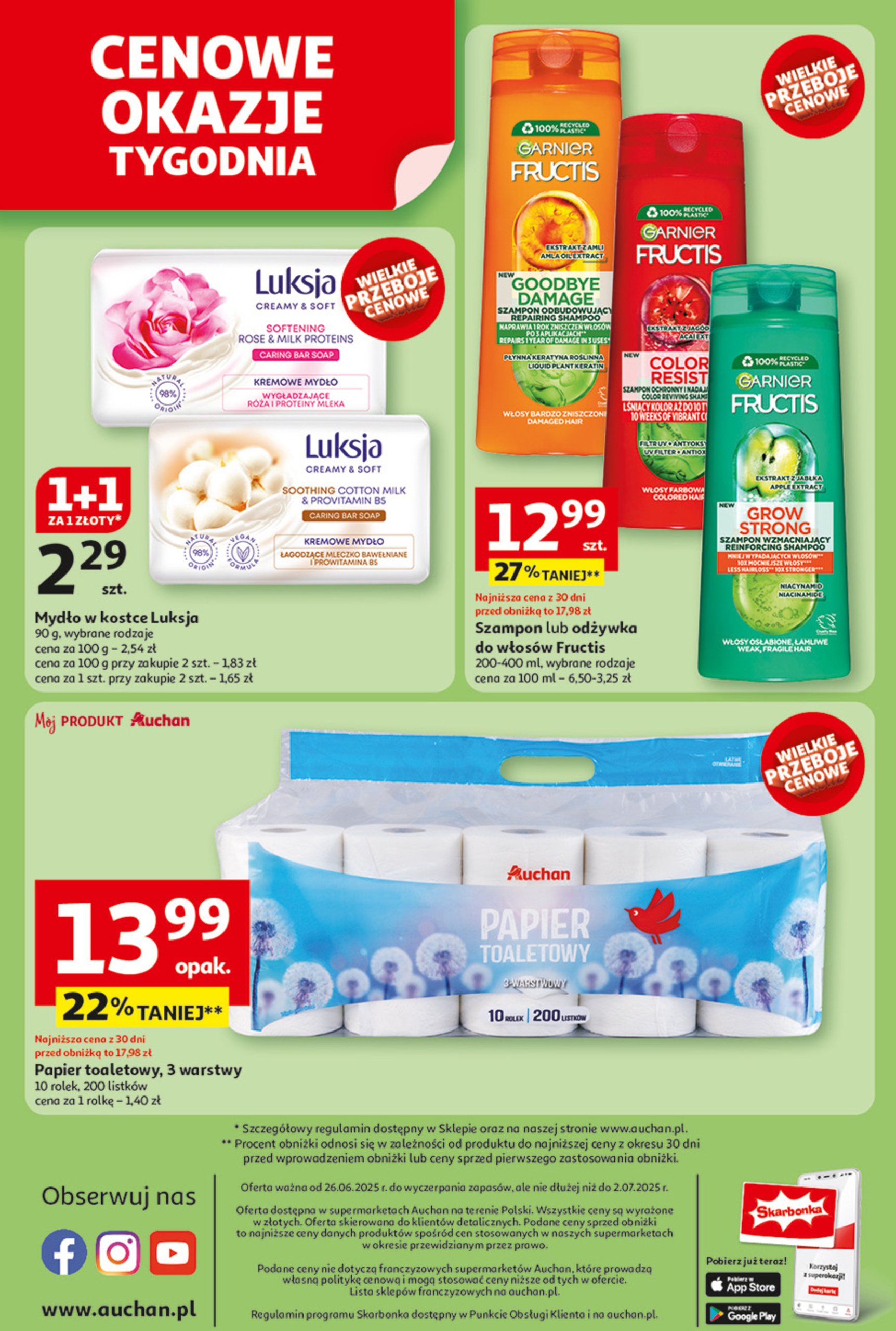 auchan - Gazetka Supermarket Auchan ważna od 26.06. - 02.07. - page: 14