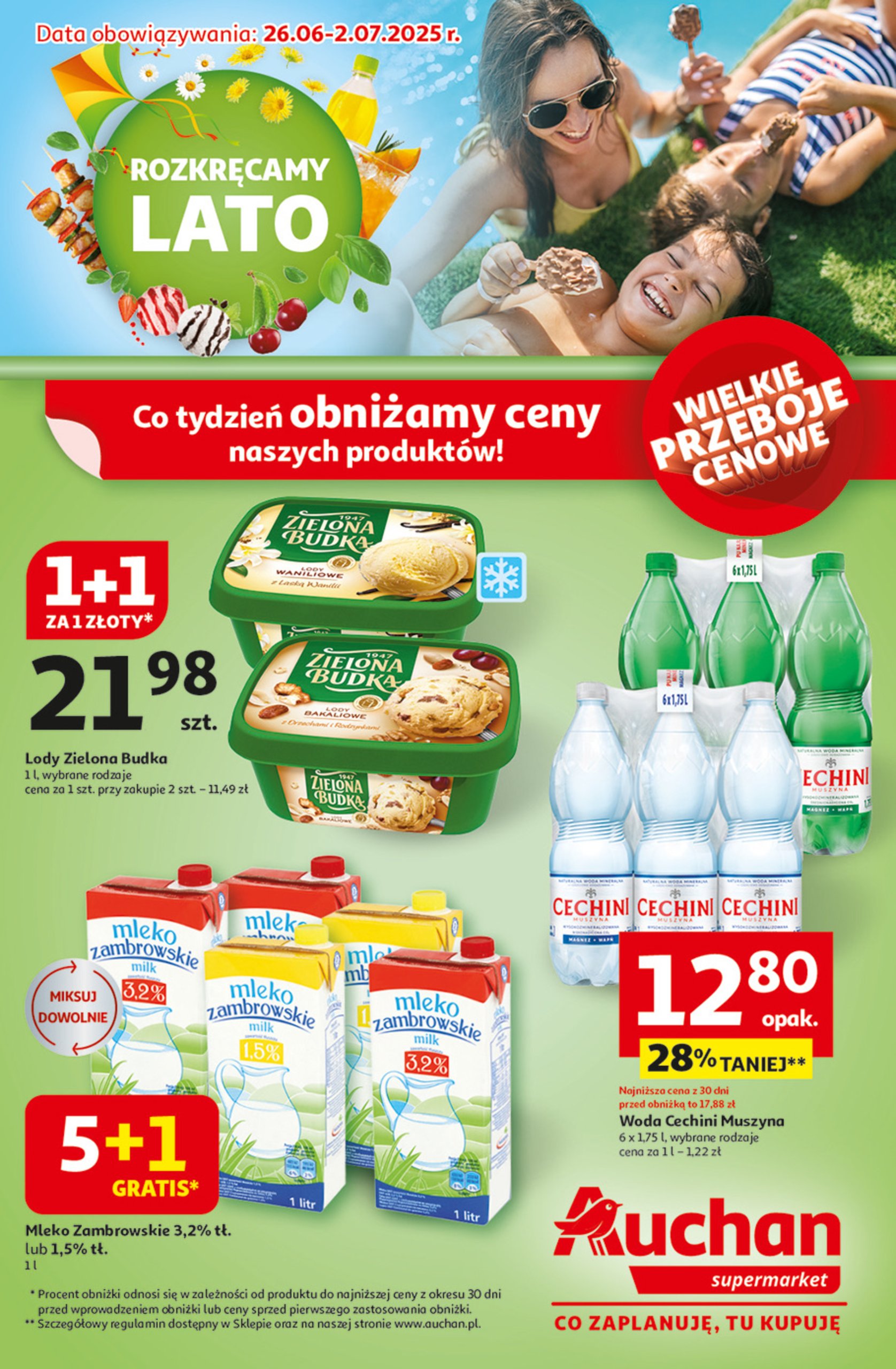 auchan - Gazetka Supermarket Auchan ważna od 26.06. - 02.07.