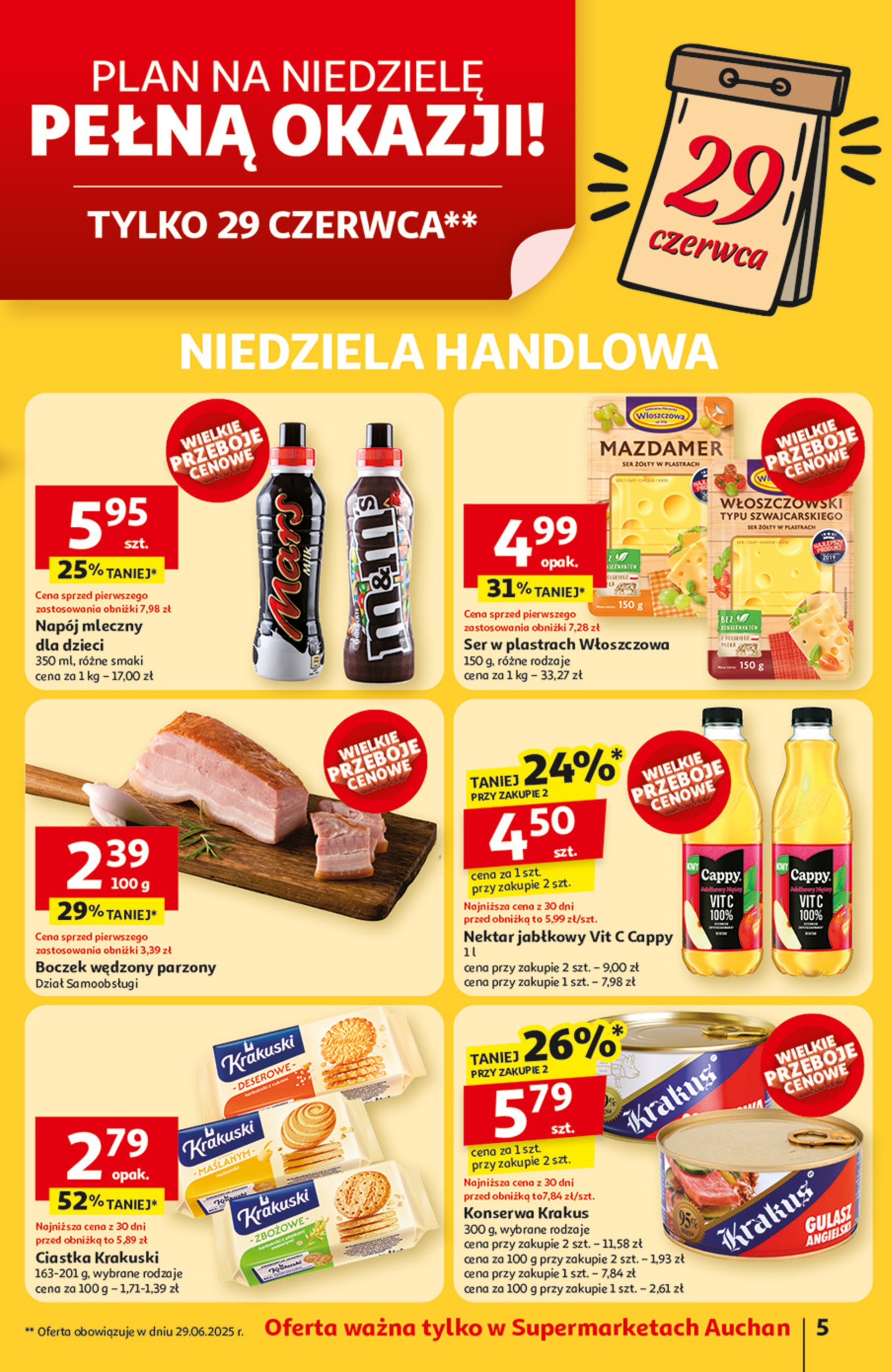 auchan - Gazetka Supermarket Auchan ważna od 26.06. - 02.07. - page: 7