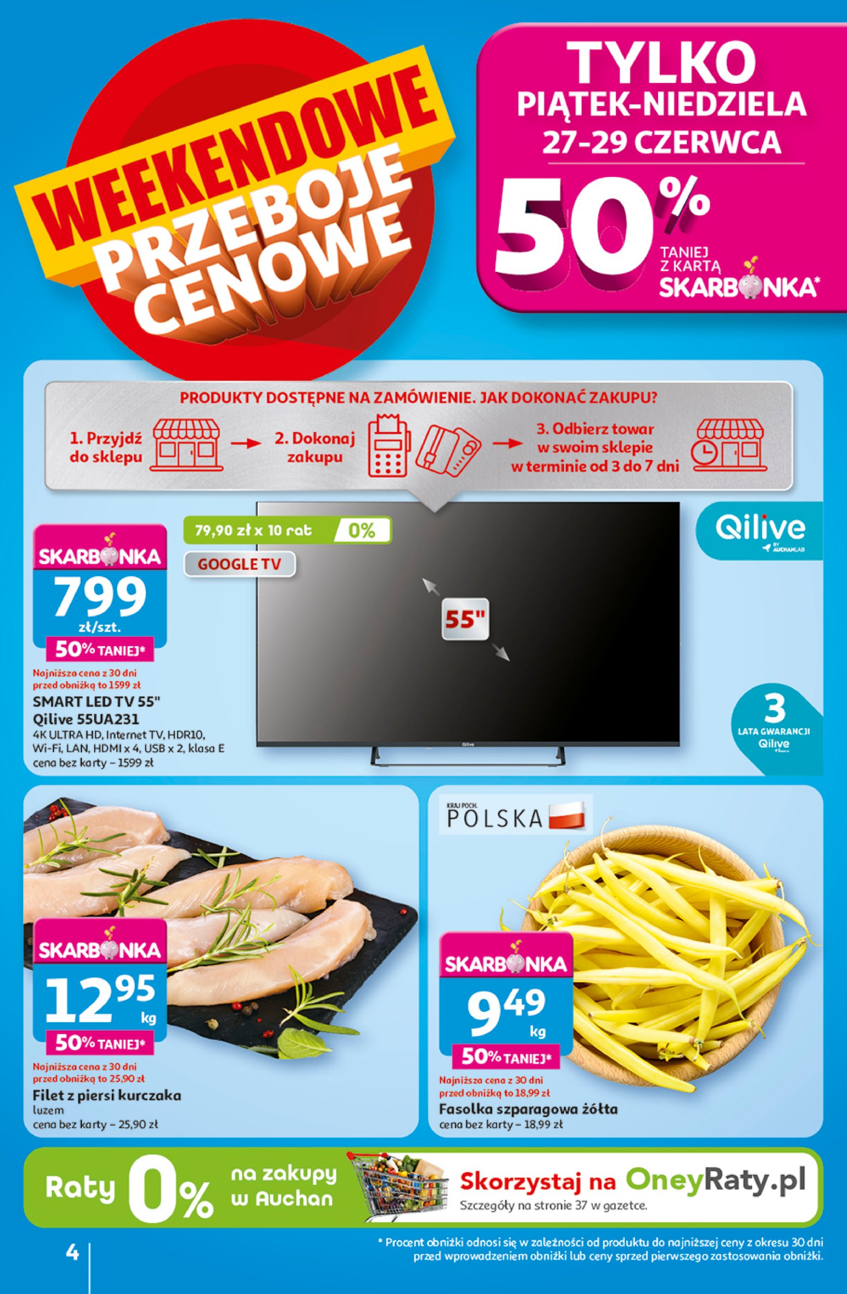 auchan - Gazetka Hipermarket Auchan ważna od 26.06. - 02.07. - page: 4 auchan - Gazetka Hipermarket Auchan ważna od 26.06. - 02.07. - page: 4