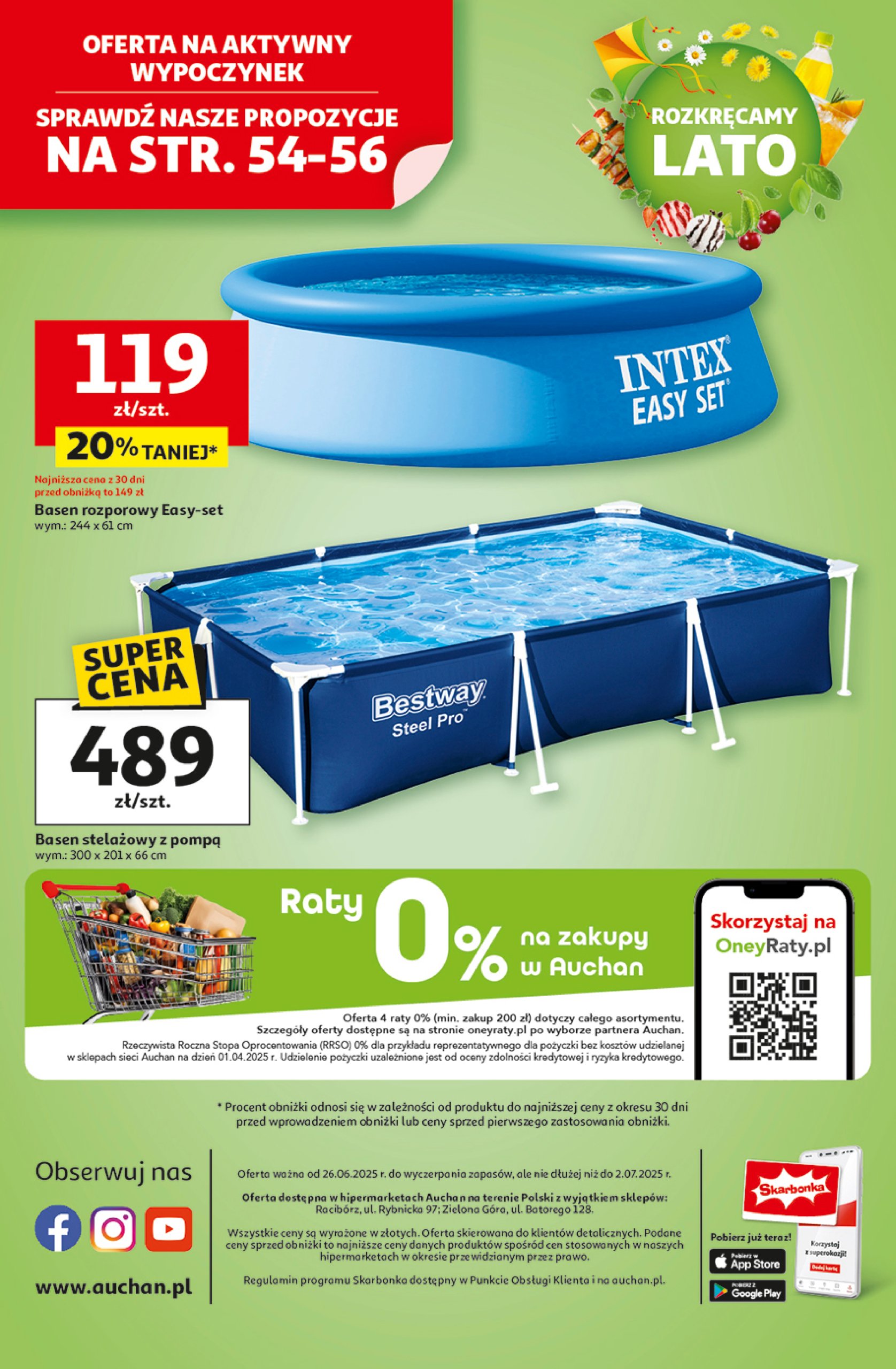auchan - Gazetka Hipermarket Auchan ważna od 26.06. - 02.07. - page: 58 auchan - Gazetka Hipermarket Auchan ważna od 26.06. - 02.07. - page: 58