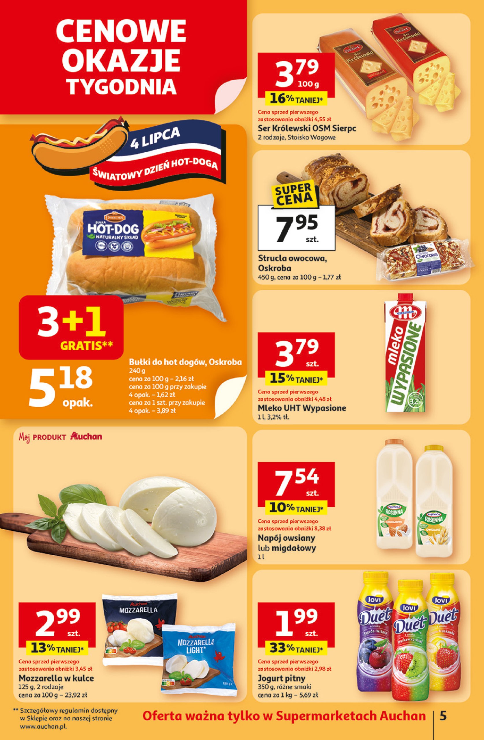 auchan - Gazetka Supermarket Auchan ważna od 03.07. - 09.07. - page: 5