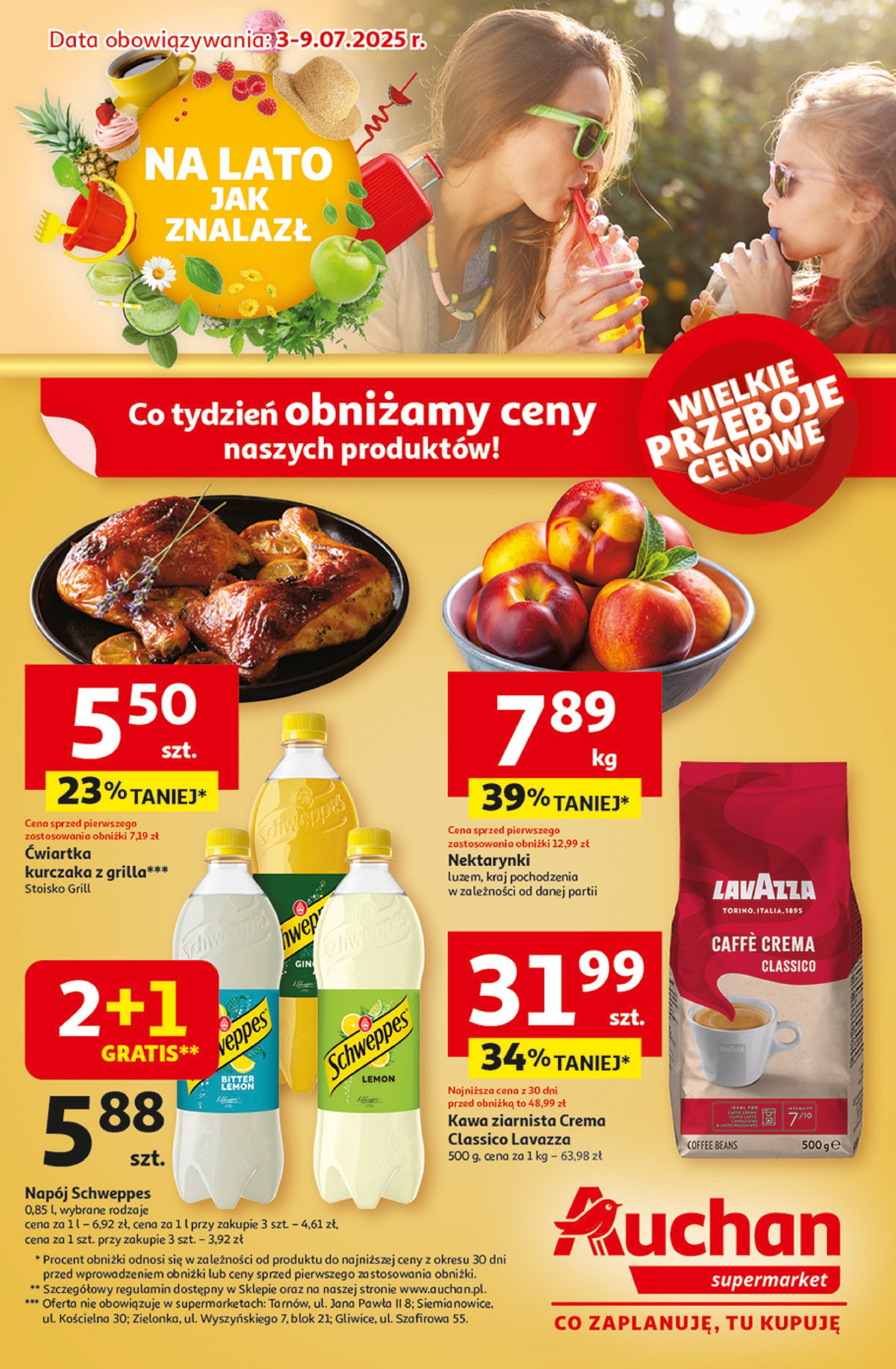 auchan - Gazetka Supermarket Auchan ważna od 03.07. - 09.07.