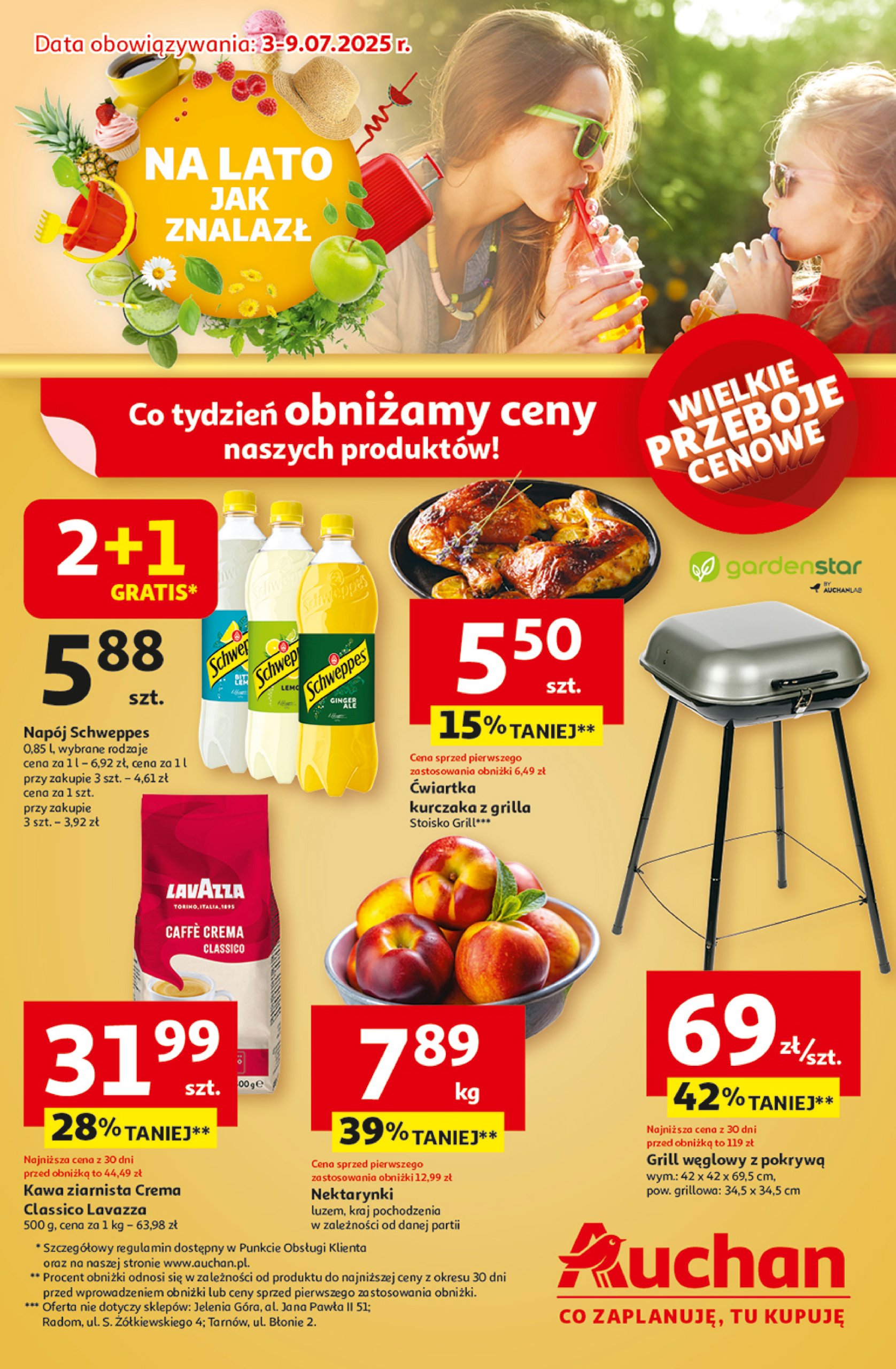 auchan - Gazetka Hipermarket Auchan ważna od 03.07. - 09.07.