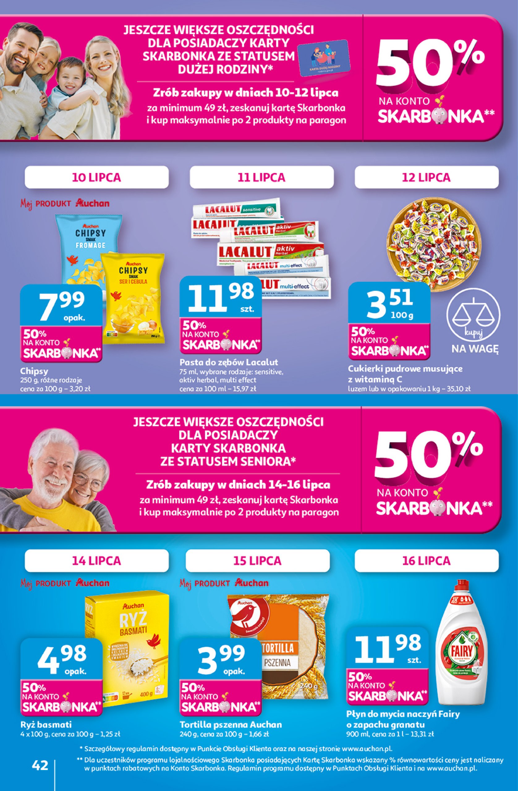 auchan - Gazetka Hipermarket Auchan ważna od 10.07. - 16.07. - page: 42 auchan - Gazetka Hipermarket Auchan ważna od 10.07. - 16.07. - page: 42