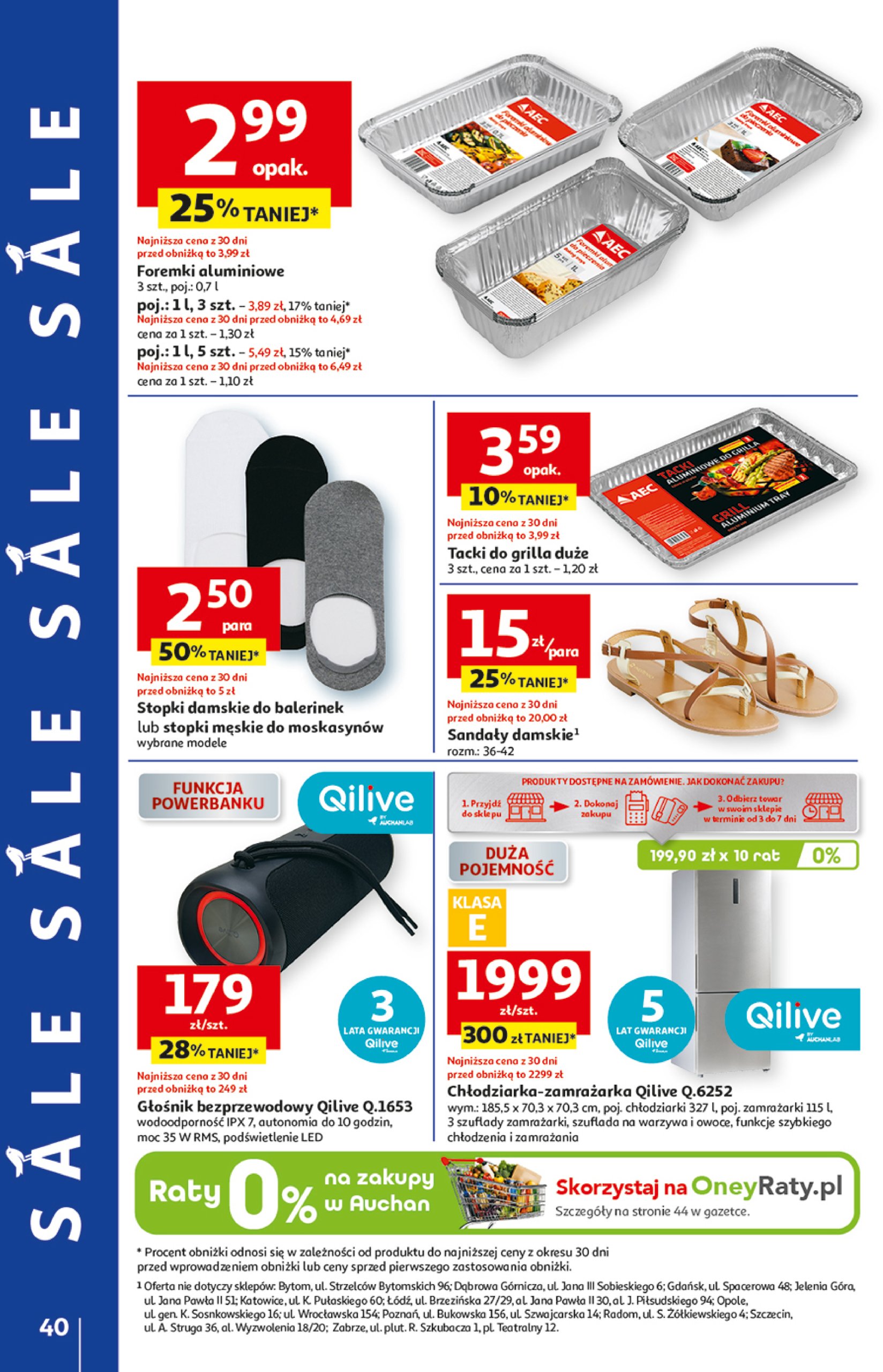 auchan - Gazetka Hipermarket Auchan ważna od 10.07. - 16.07. - page: 40 auchan - Gazetka Hipermarket Auchan ważna od 10.07. - 16.07. - page: 40