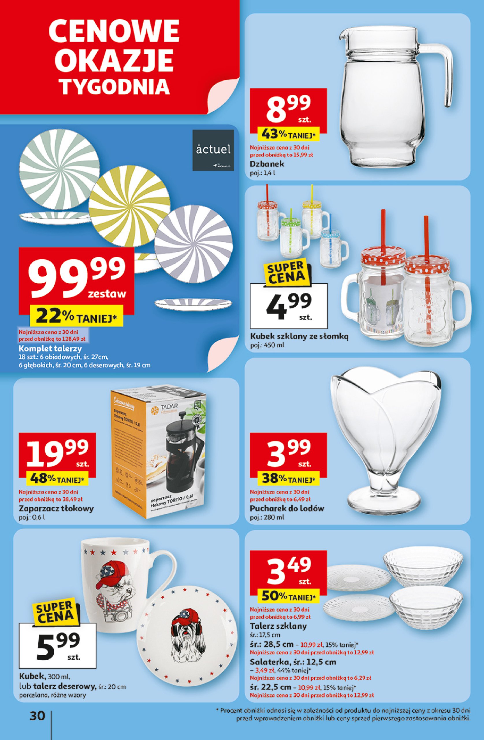 auchan - Gazetka Hipermarket Auchan ważna od 10.07. - 16.07. - page: 30 auchan - Gazetka Hipermarket Auchan ważna od 10.07. - 16.07. - page: 30