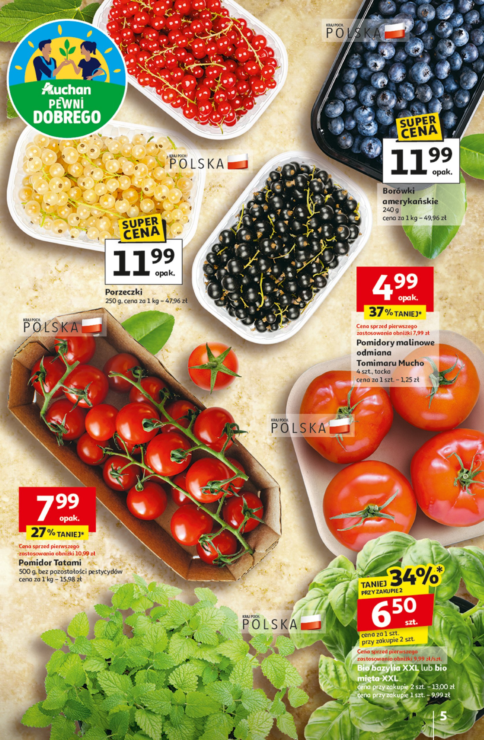 auchan - Gazetka Hipermarket Auchan ważna od 10.07. - 16.07. - page: 5 auchan - Gazetka Hipermarket Auchan ważna od 10.07. - 16.07. - page: 5