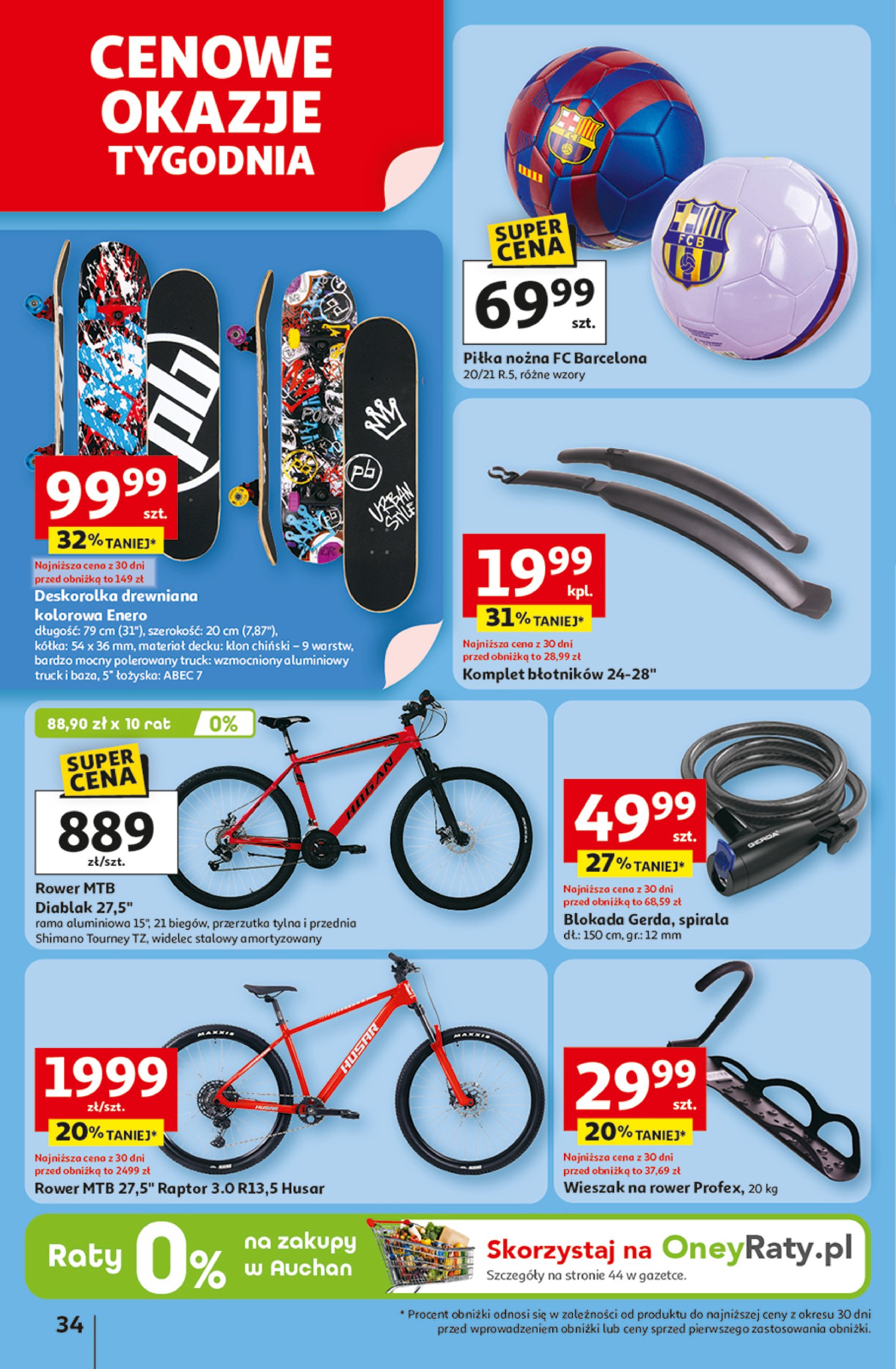 auchan - Gazetka Hipermarket Auchan ważna od 10.07. - 16.07. - page: 34 auchan - Gazetka Hipermarket Auchan ważna od 10.07. - 16.07. - page: 34