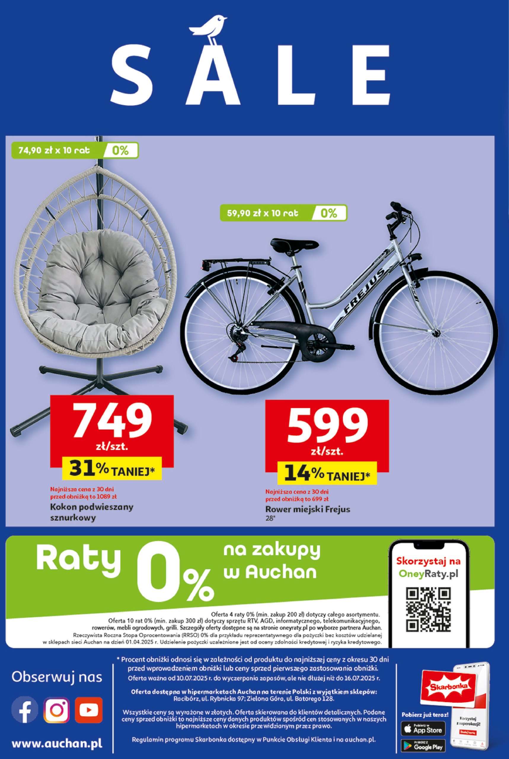 auchan - Gazetka Hipermarket Auchan ważna od 10.07. - 16.07. - page: 45 auchan - Gazetka Hipermarket Auchan ważna od 10.07. - 16.07. - page: 45