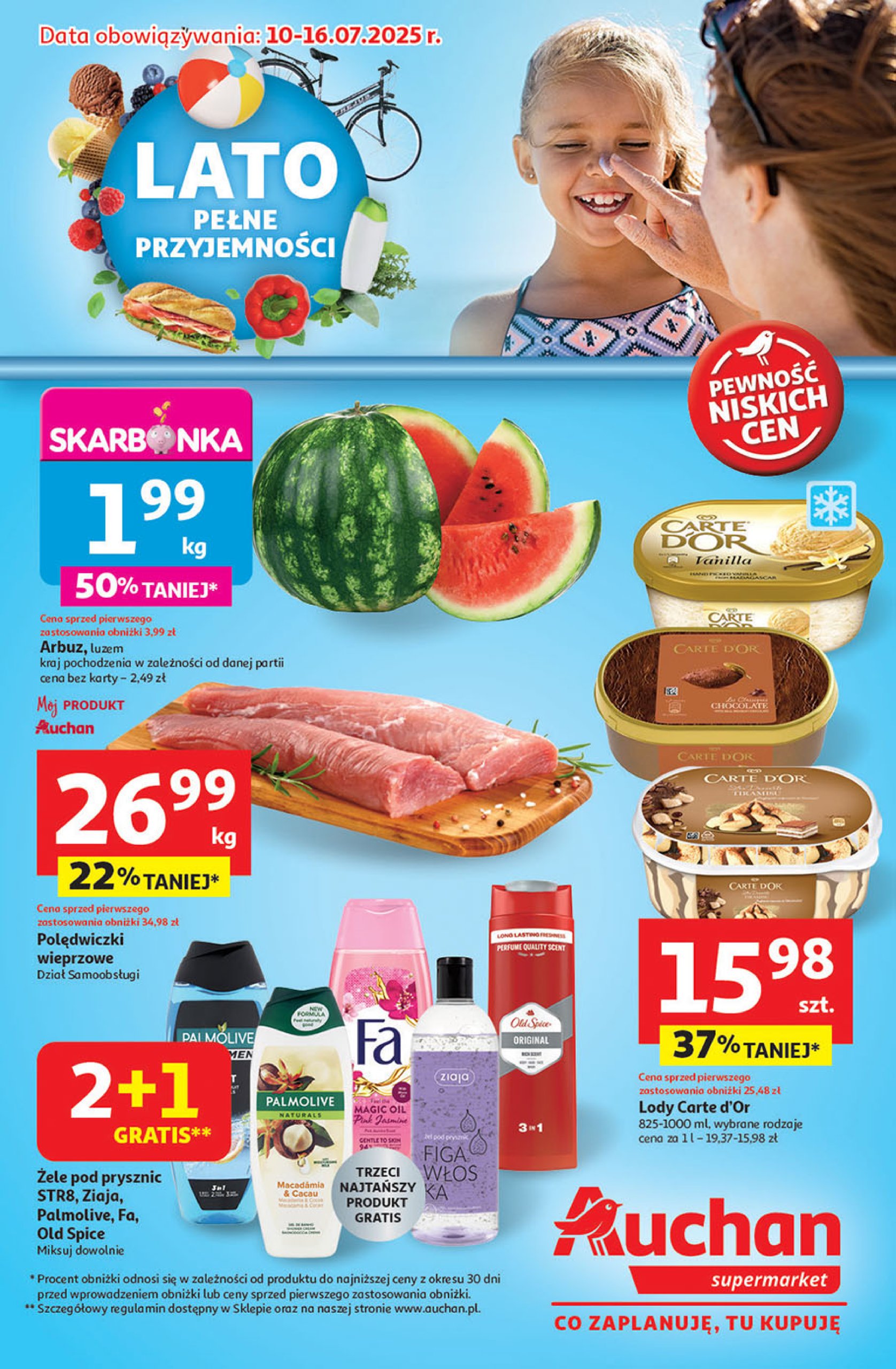 auchan - Gazetka Supermarket Auchan ważna od 10.07. - 16.07.