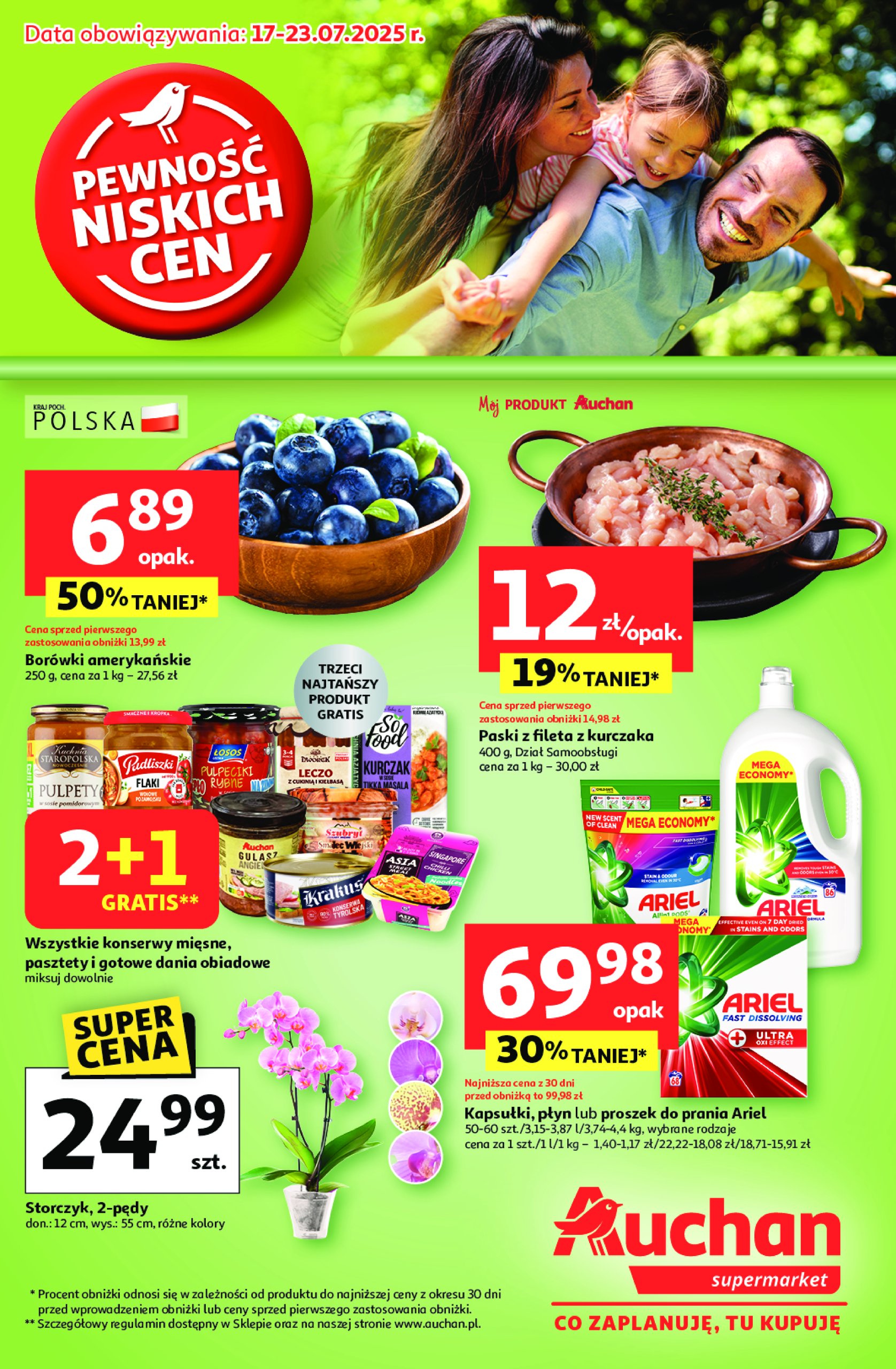 auchan - Gazetka Supermarket Auchan ważna od 17.07. - 23.07.