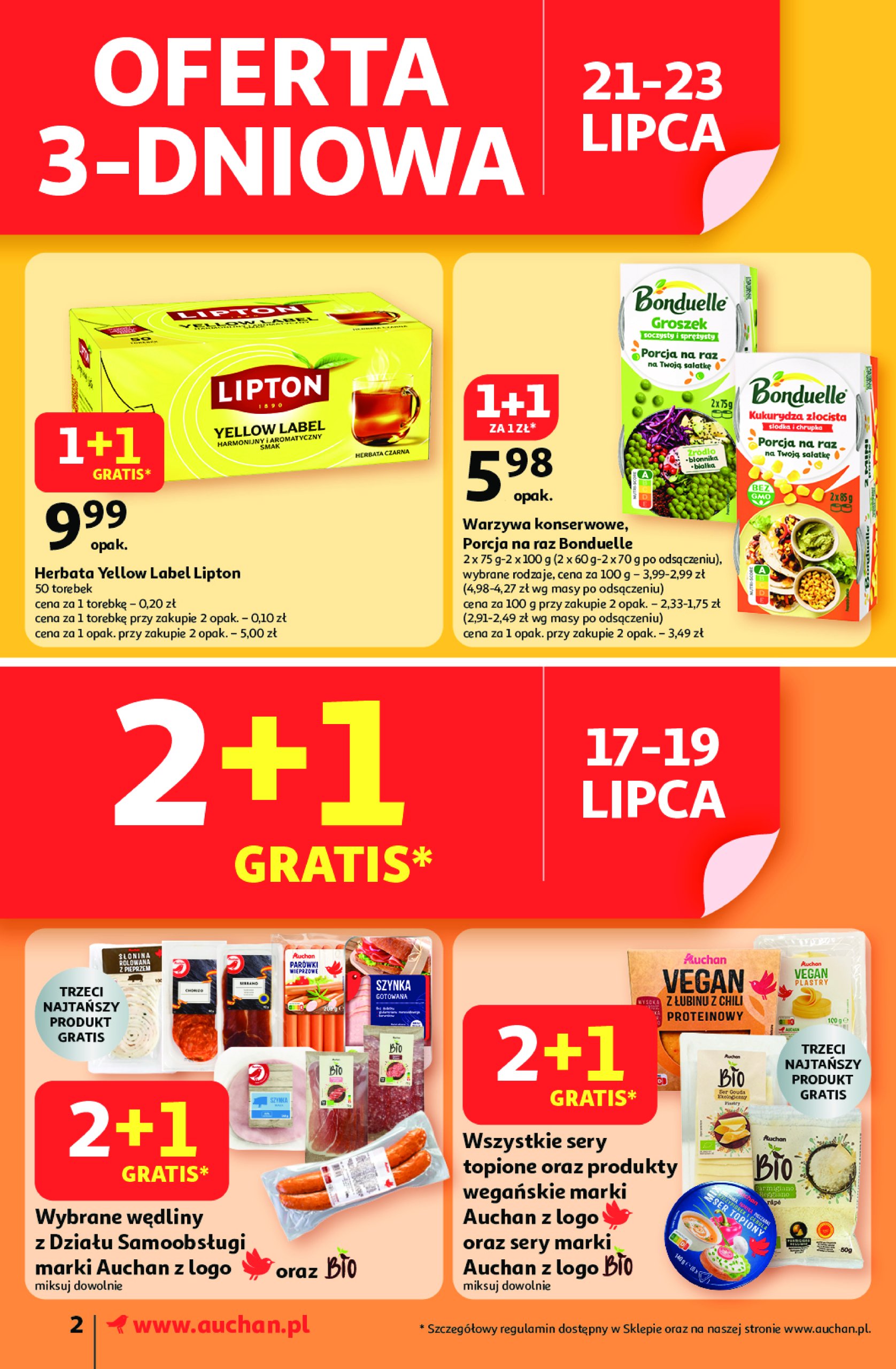 auchan - Gazetka Supermarket Auchan ważna od 17.07. - 23.07. - page: 2