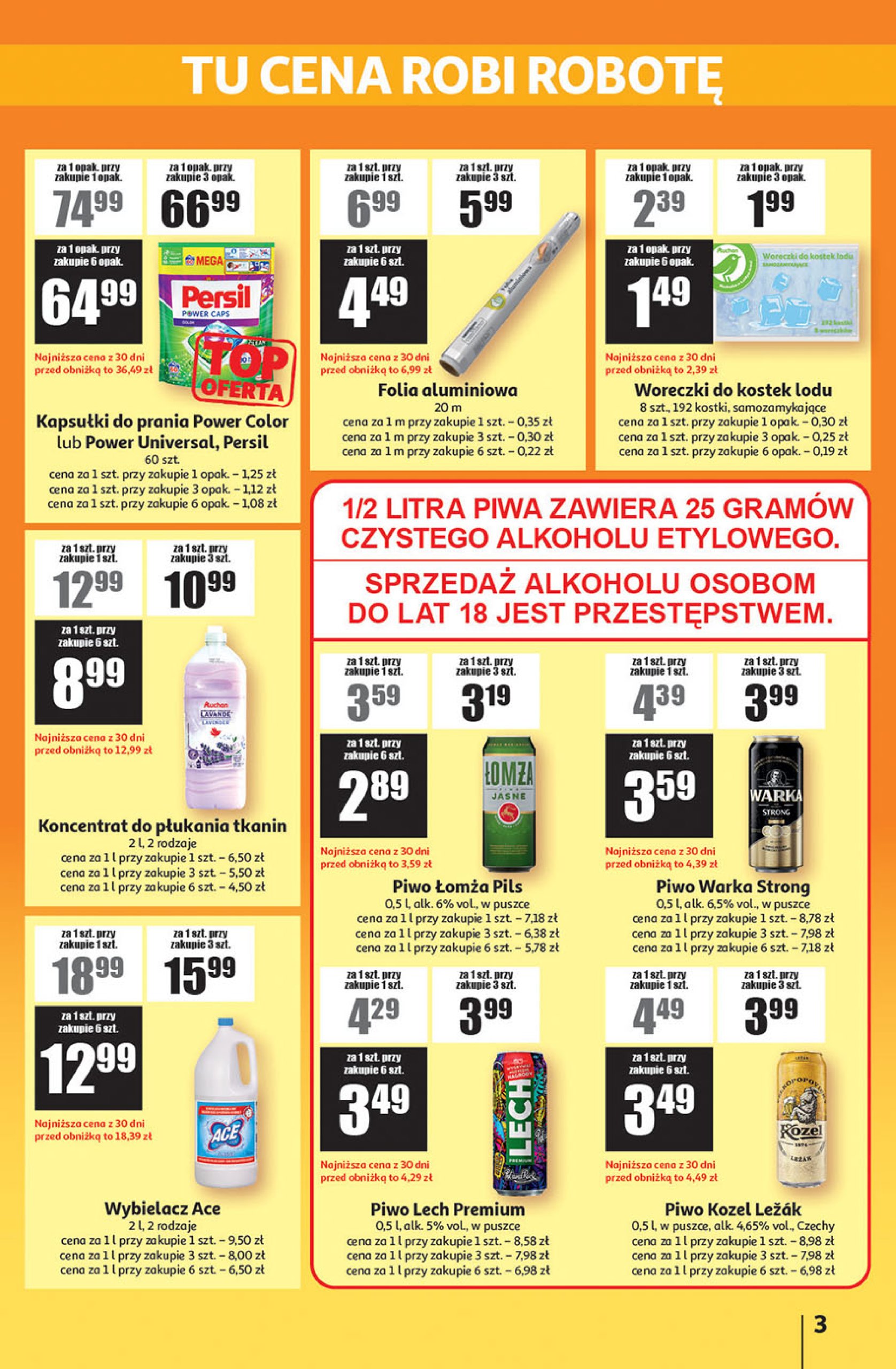 auchan - Gazetka ATAC Hiper Discount by Auchan ważna od 17.07. - 06.08. - page: 3