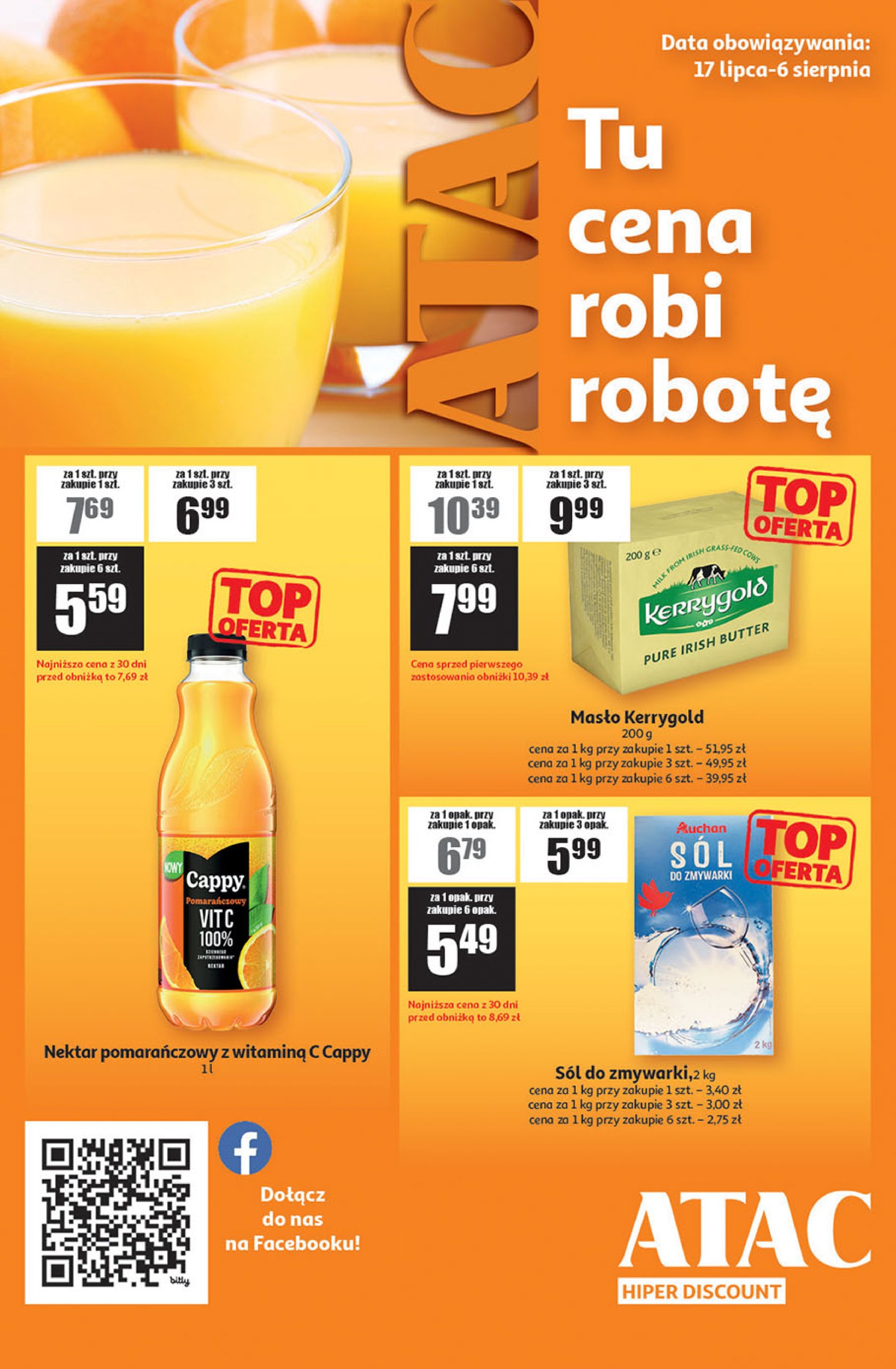 auchan - Gazetka ATAC Hiper Discount by Auchan ważna od 17.07. - 06.08.