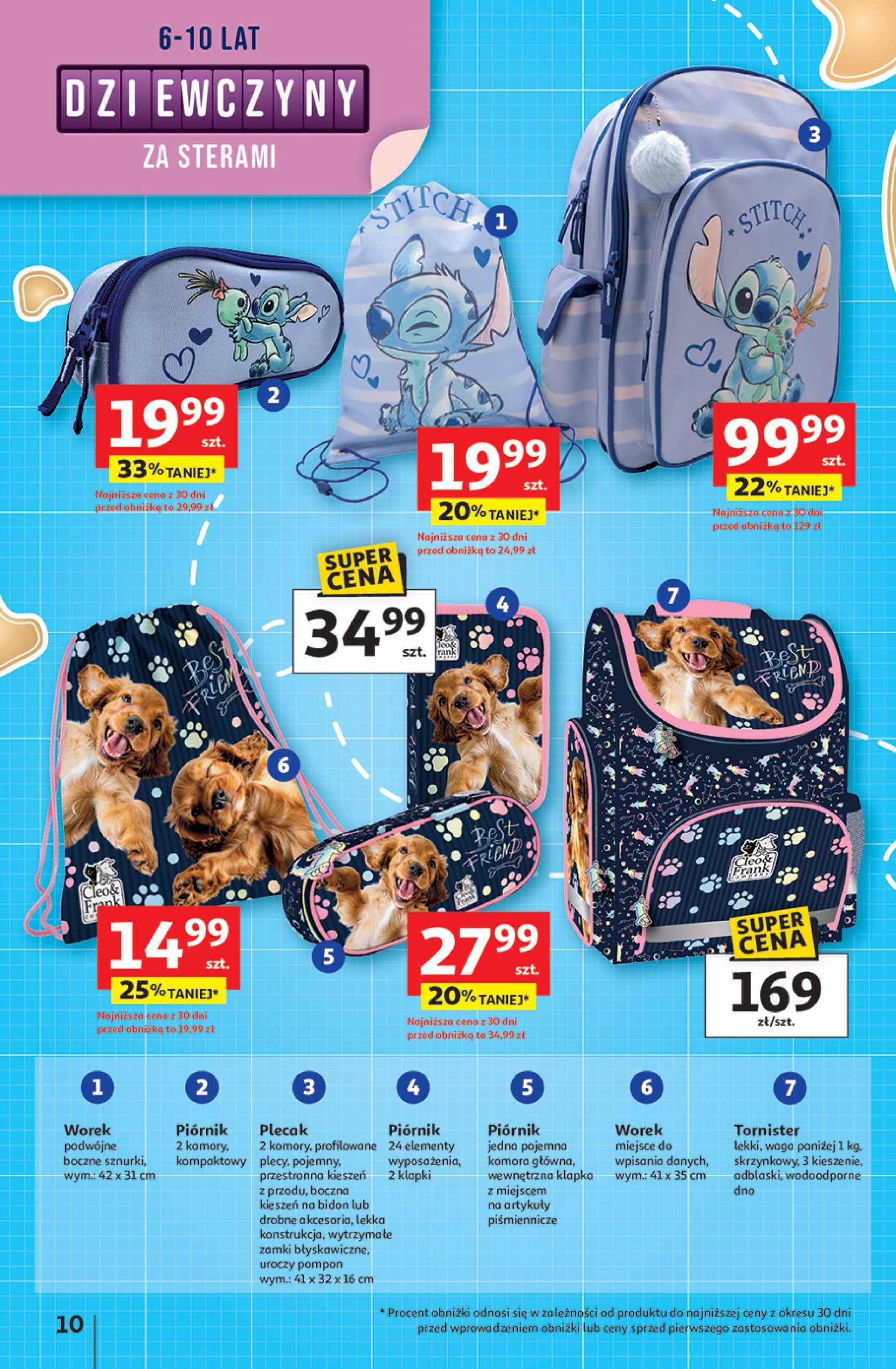 auchan - Gazetka Hipermarket Auchan - Odlotowe ceny na start szkoły ważna od 17.07. - 30.07. - page: 10