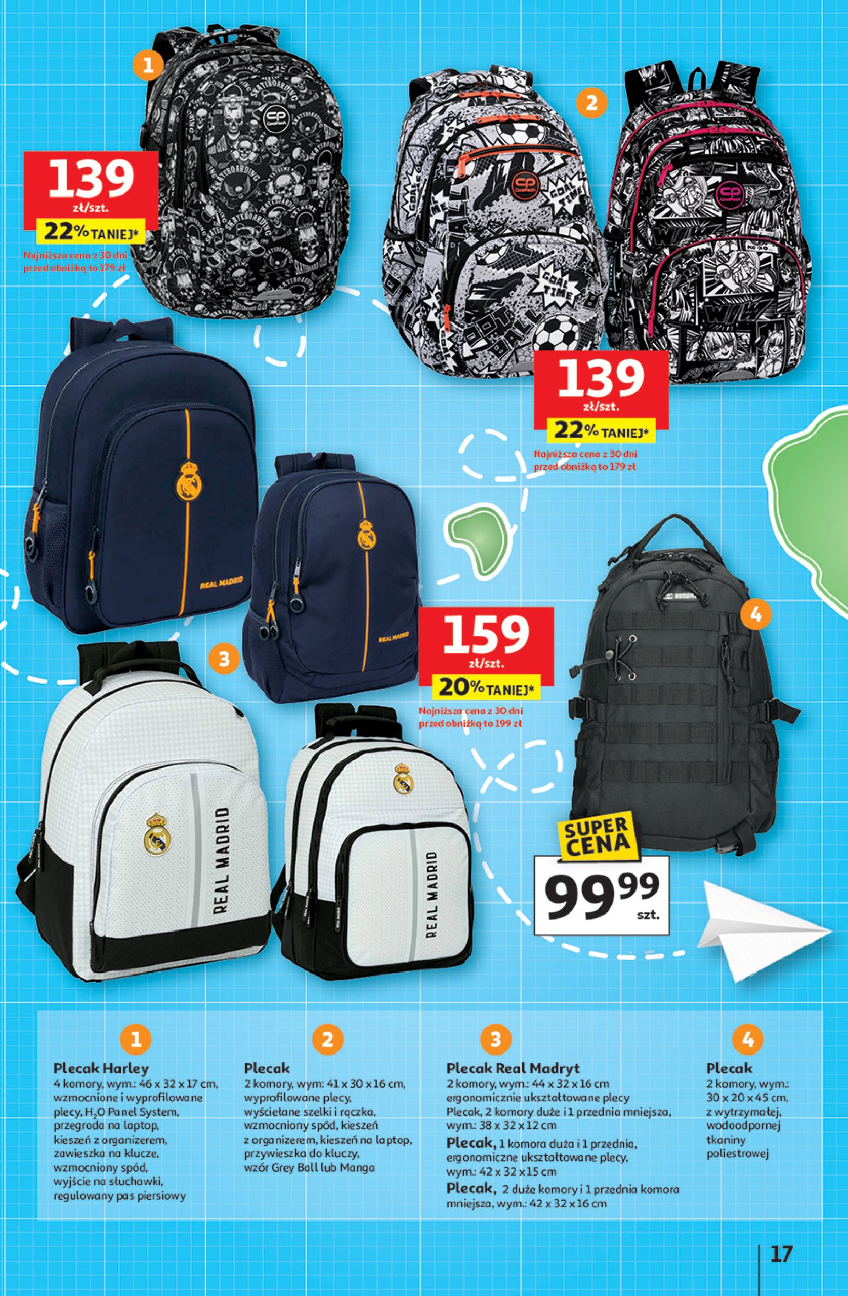 auchan - Gazetka Hipermarket Auchan - Odlotowe ceny na start szkoły ważna od 17.07. - 30.07. - page: 17