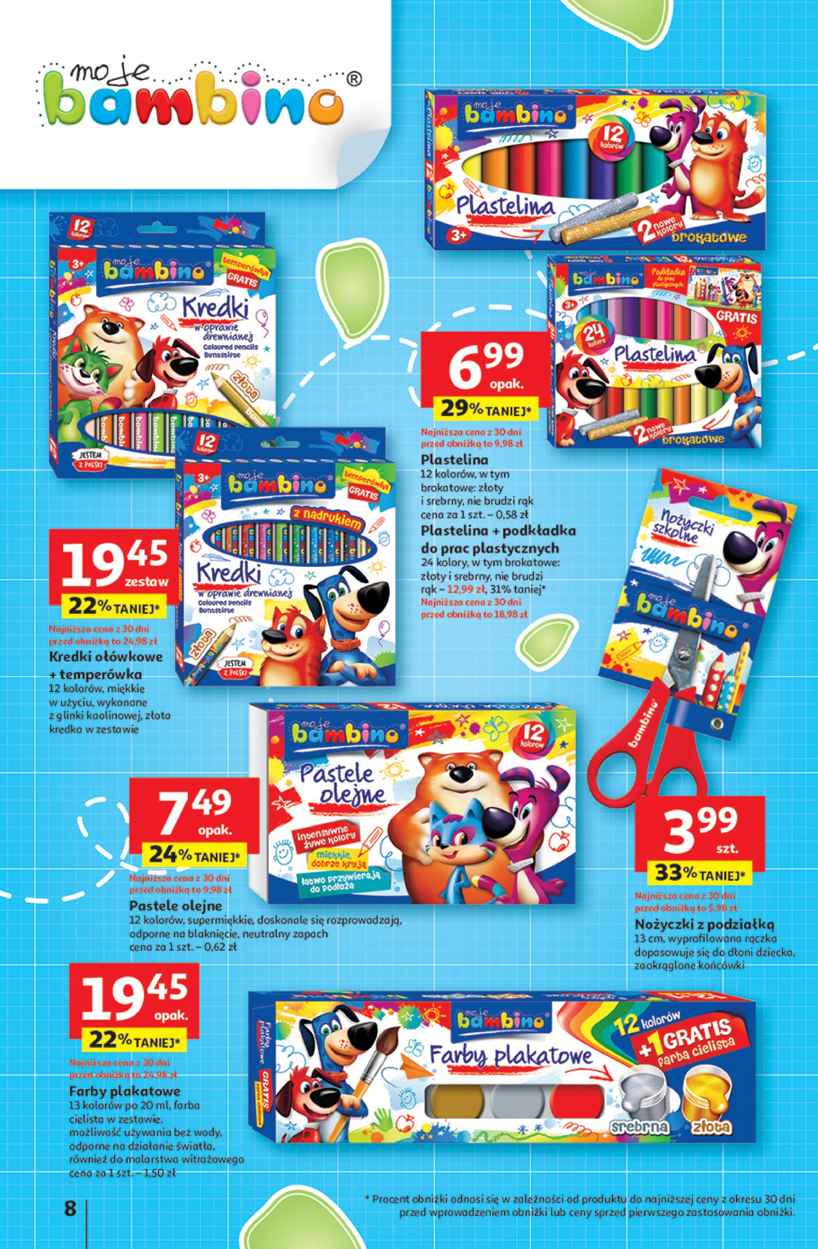 auchan - Gazetka Hipermarket Auchan - Odlotowe ceny na start szkoły ważna od 17.07. - 30.07. - page: 8