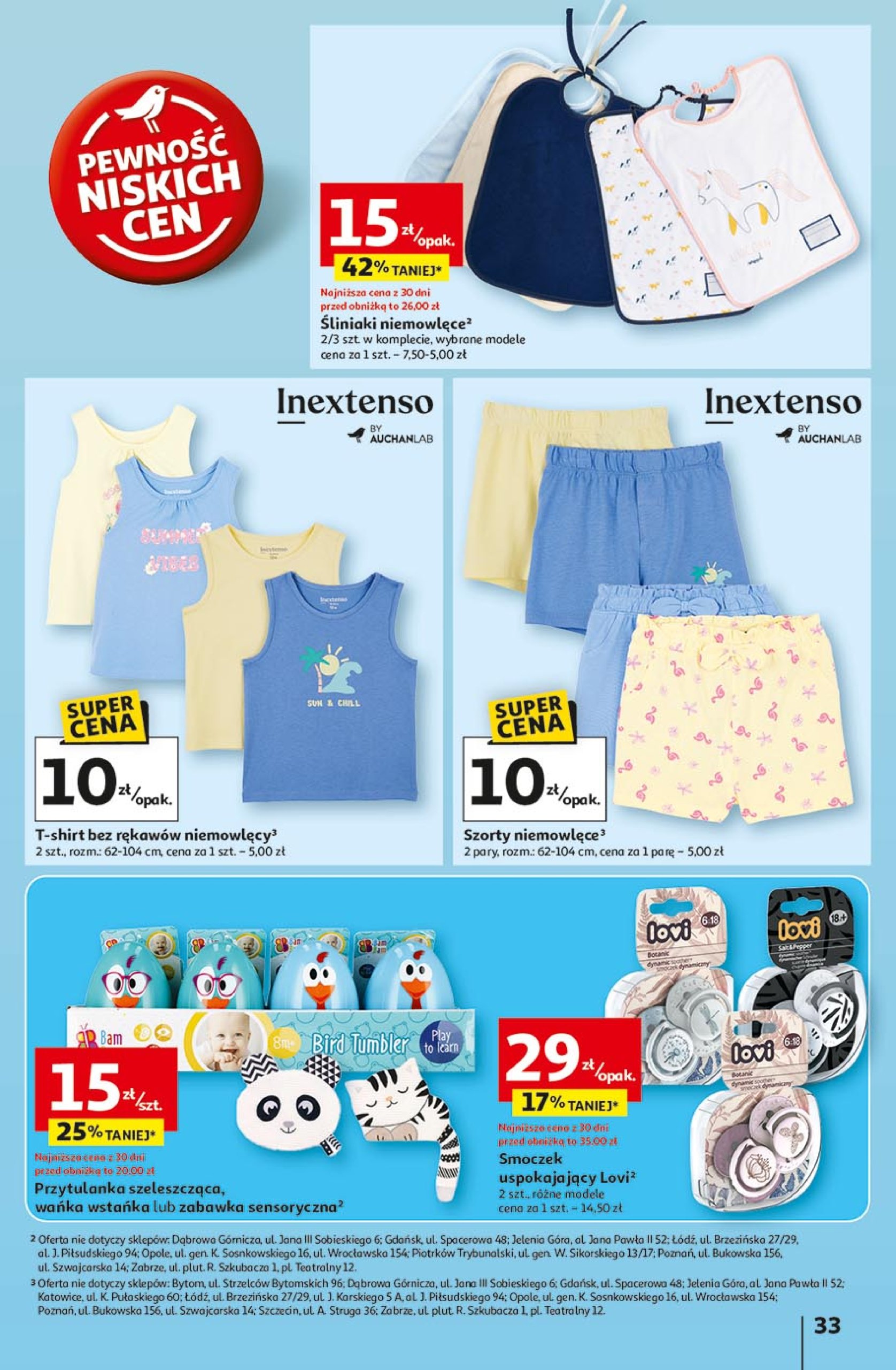 auchan - Gazetka Hipermarket Auchan ważna od 17.07. - 23.07. - page: 33 auchan - Gazetka Hipermarket Auchan ważna od 17.07. - 23.07. - page: 33