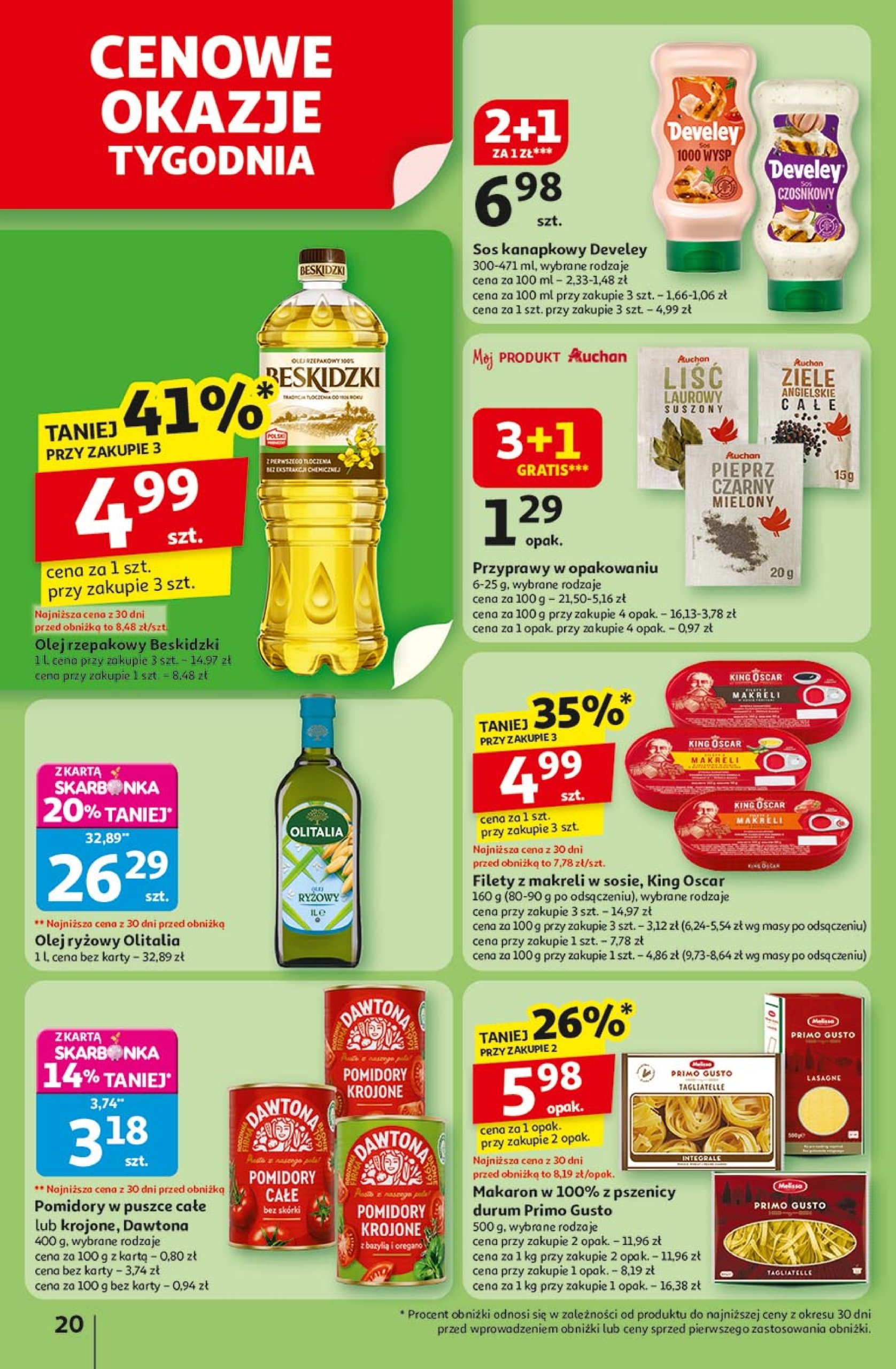 auchan - Gazetka Hipermarket Auchan ważna od 17.07. - 23.07. - page: 20 auchan - Gazetka Hipermarket Auchan ważna od 17.07. - 23.07. - page: 20