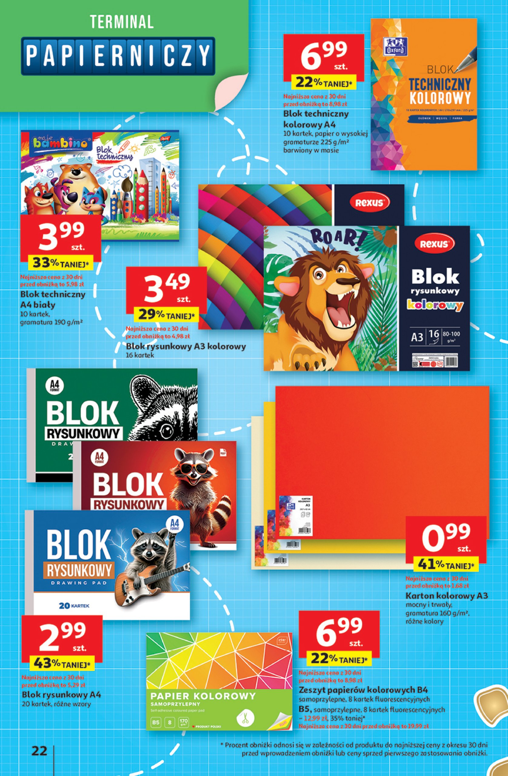 auchan - Gazetka Hipermarket Auchan - Gazetka Odlotowe ceny na start szkoły ważna od 17.07. - 30.07. - page: 22