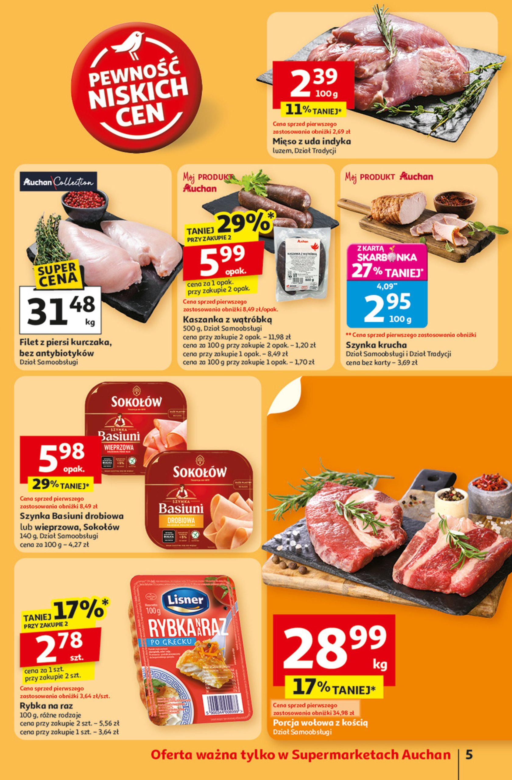 auchan - Gazetka Supermarket Auchan ważna od 24.07. - 30.07. - page: 5
