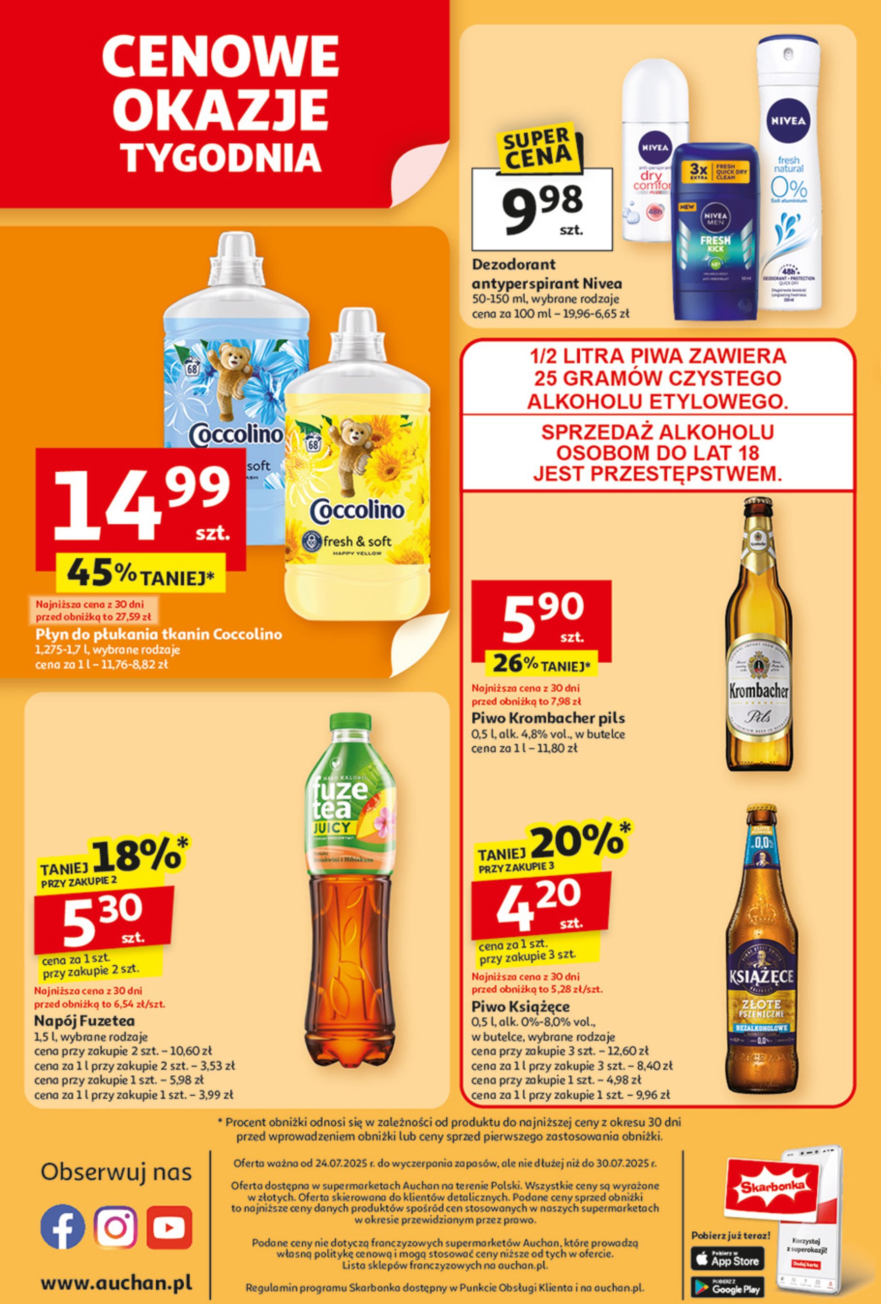 auchan - Gazetka Supermarket Auchan ważna od 24.07. - 30.07. - page: 8