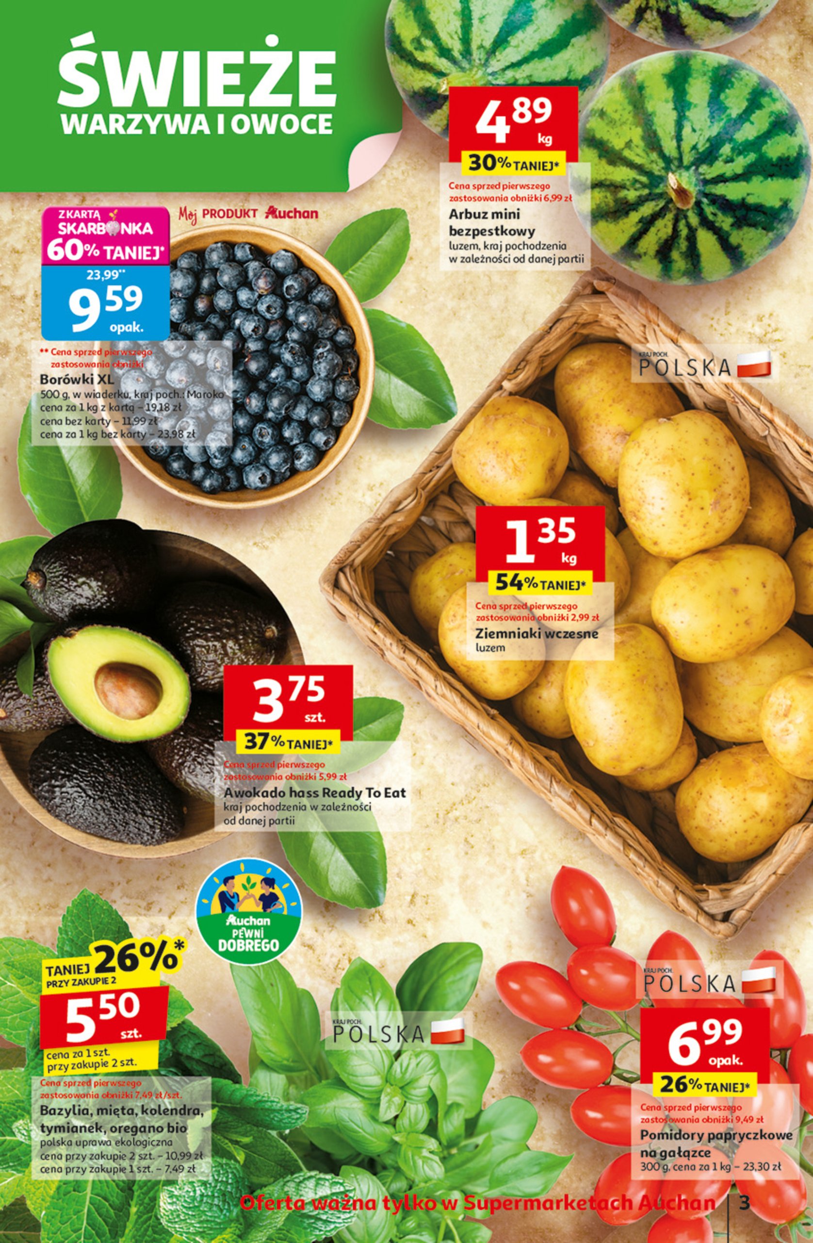 auchan - Gazetka Supermarket Auchan ważna od 24.07. - 30.07. - page: 3