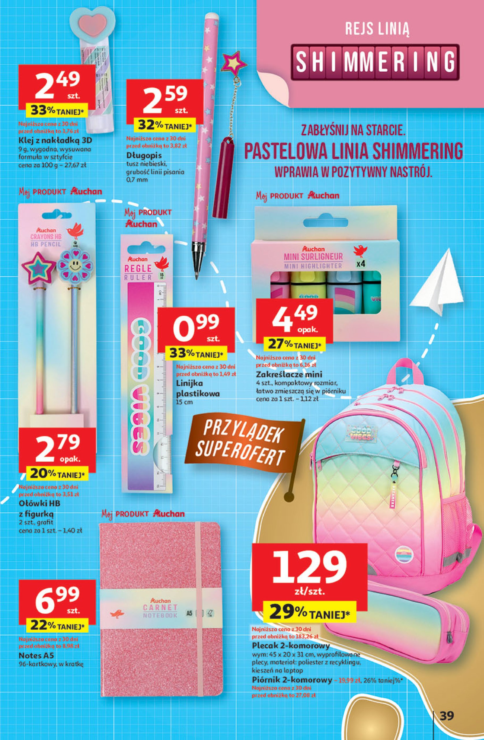 auchan - Gazetka Hipermarket Auchan ważna od 24.07. - 30.07. - page: 39
