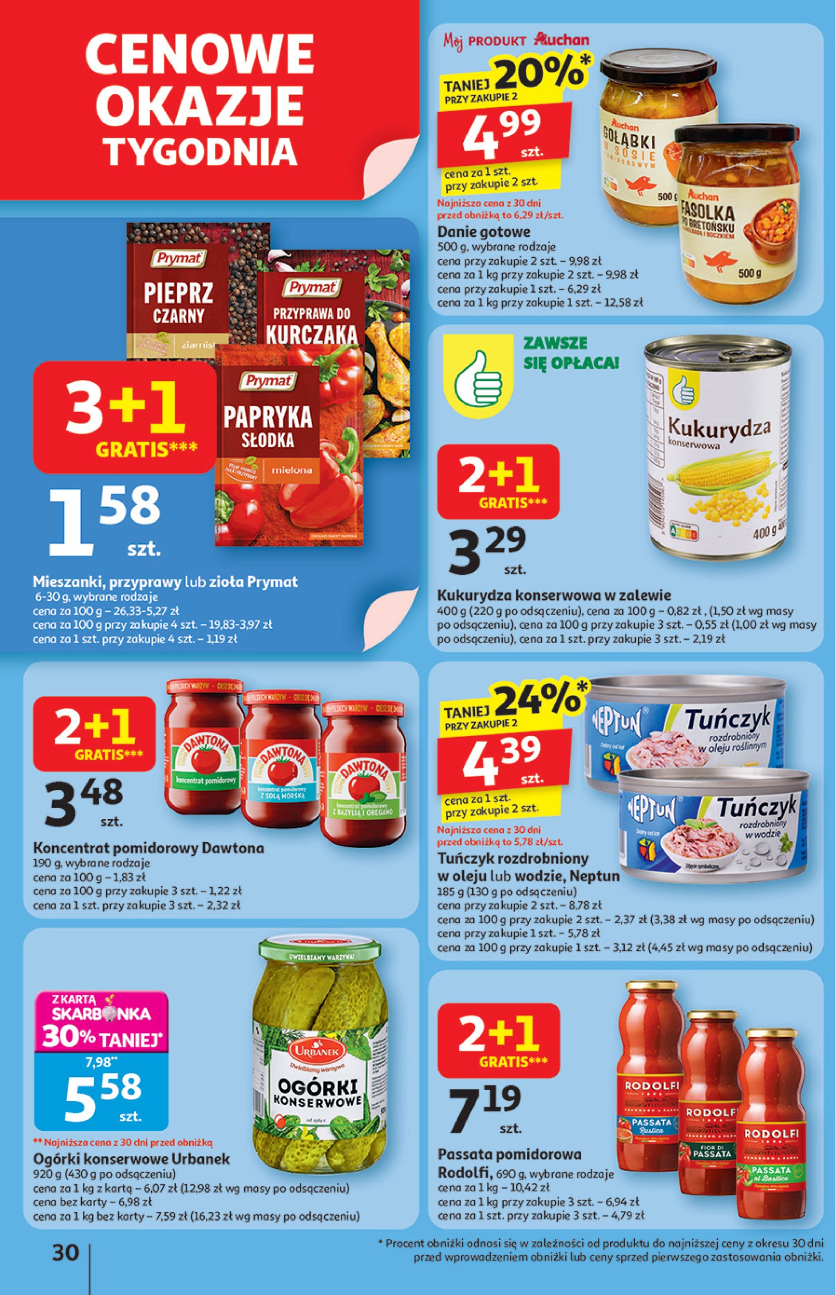 auchan - Gazetka Hipermarket Auchan ważna od 31.07. - 06.08. - page: 30
