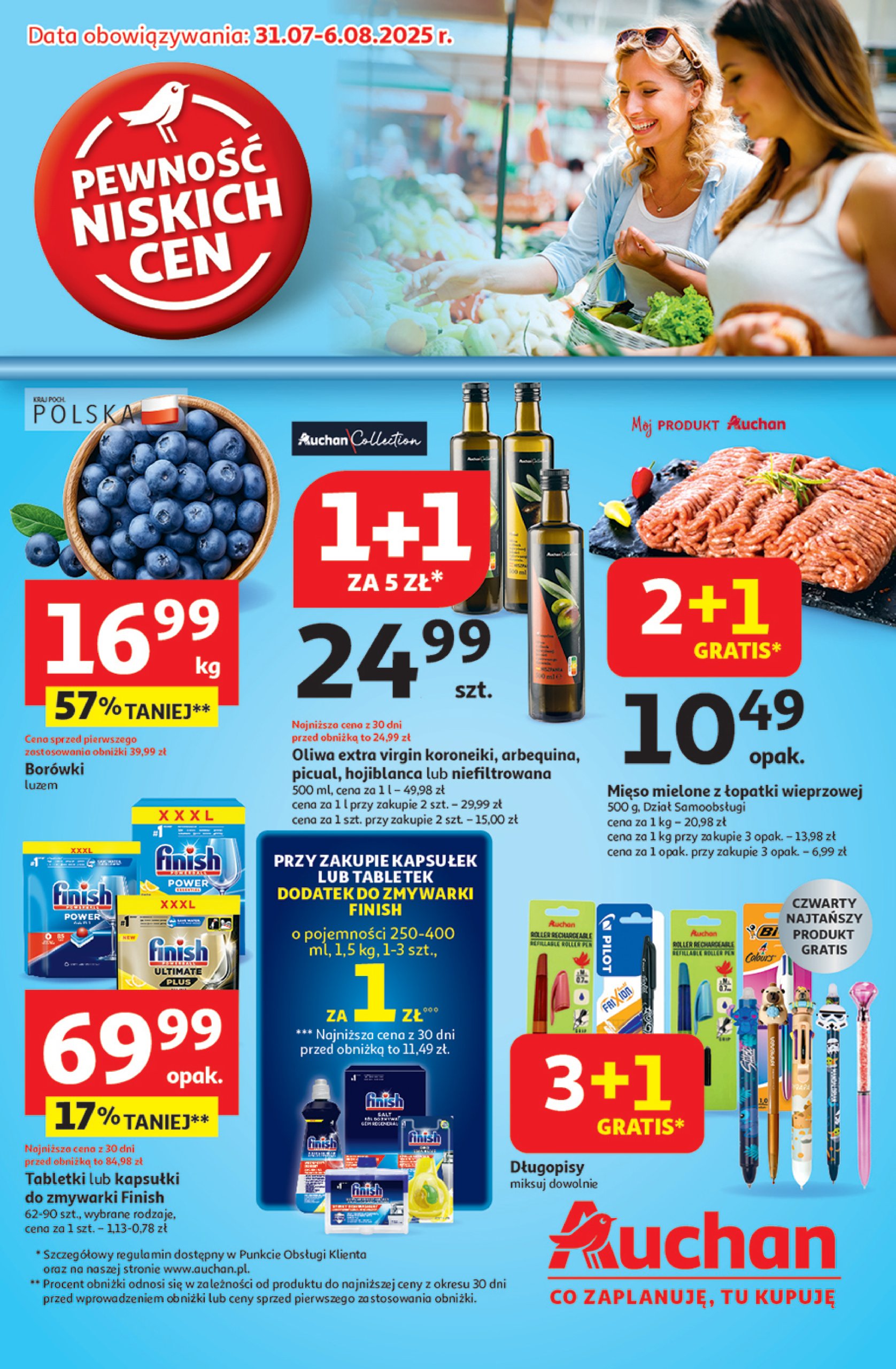 auchan - Gazetka Hipermarket Auchan ważna od 31.07. - 06.08.