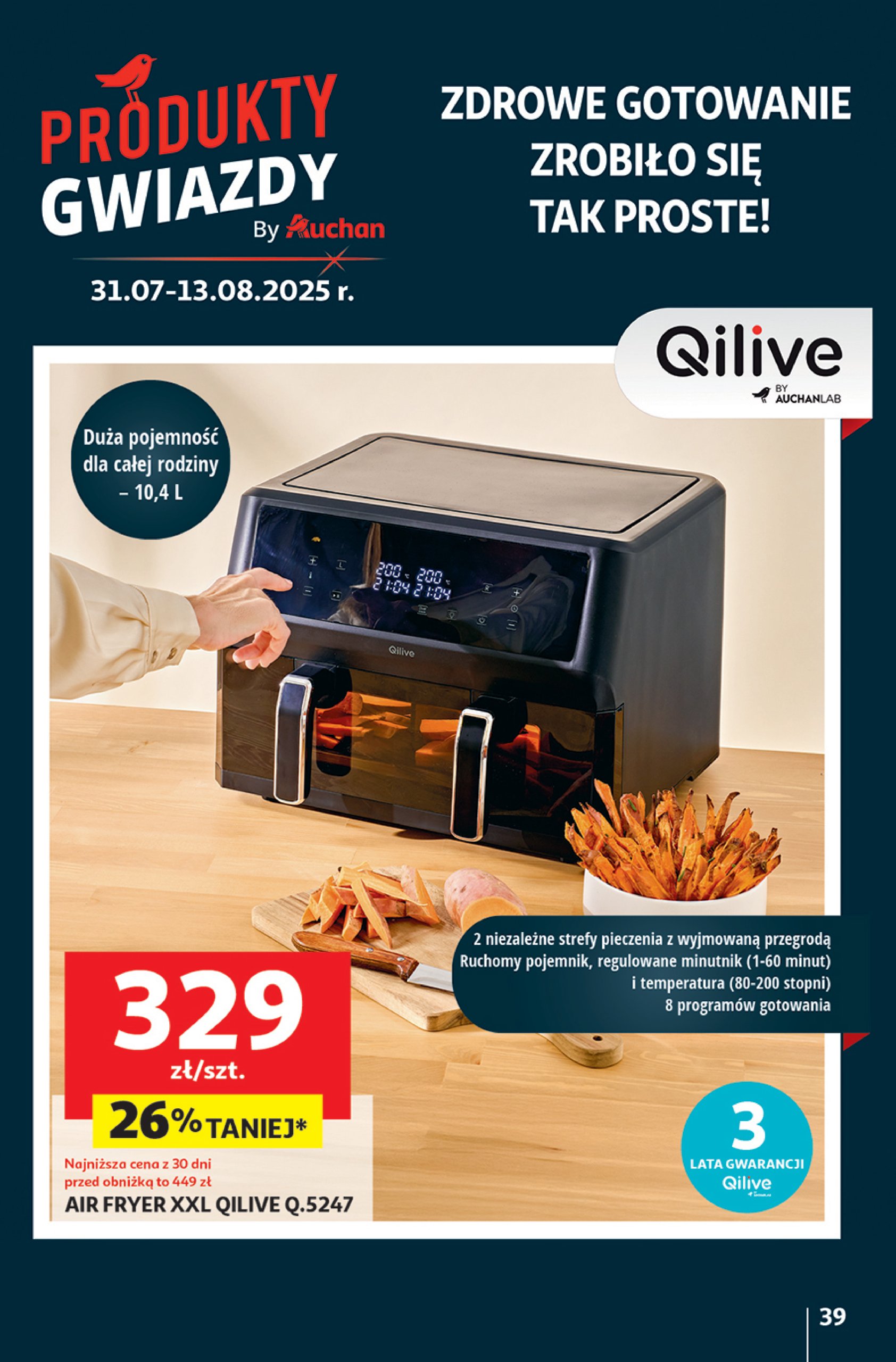 auchan - Gazetka Hipermarket Auchan ważna od 31.07. - 06.08. - page: 39