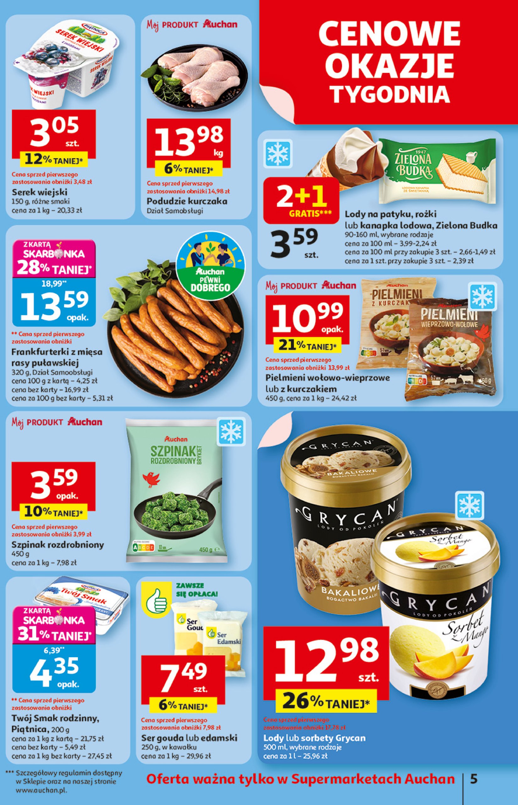 auchan - Gazetka Supermarket Auchan ważna od 31.07. - 06.08. - page: 5