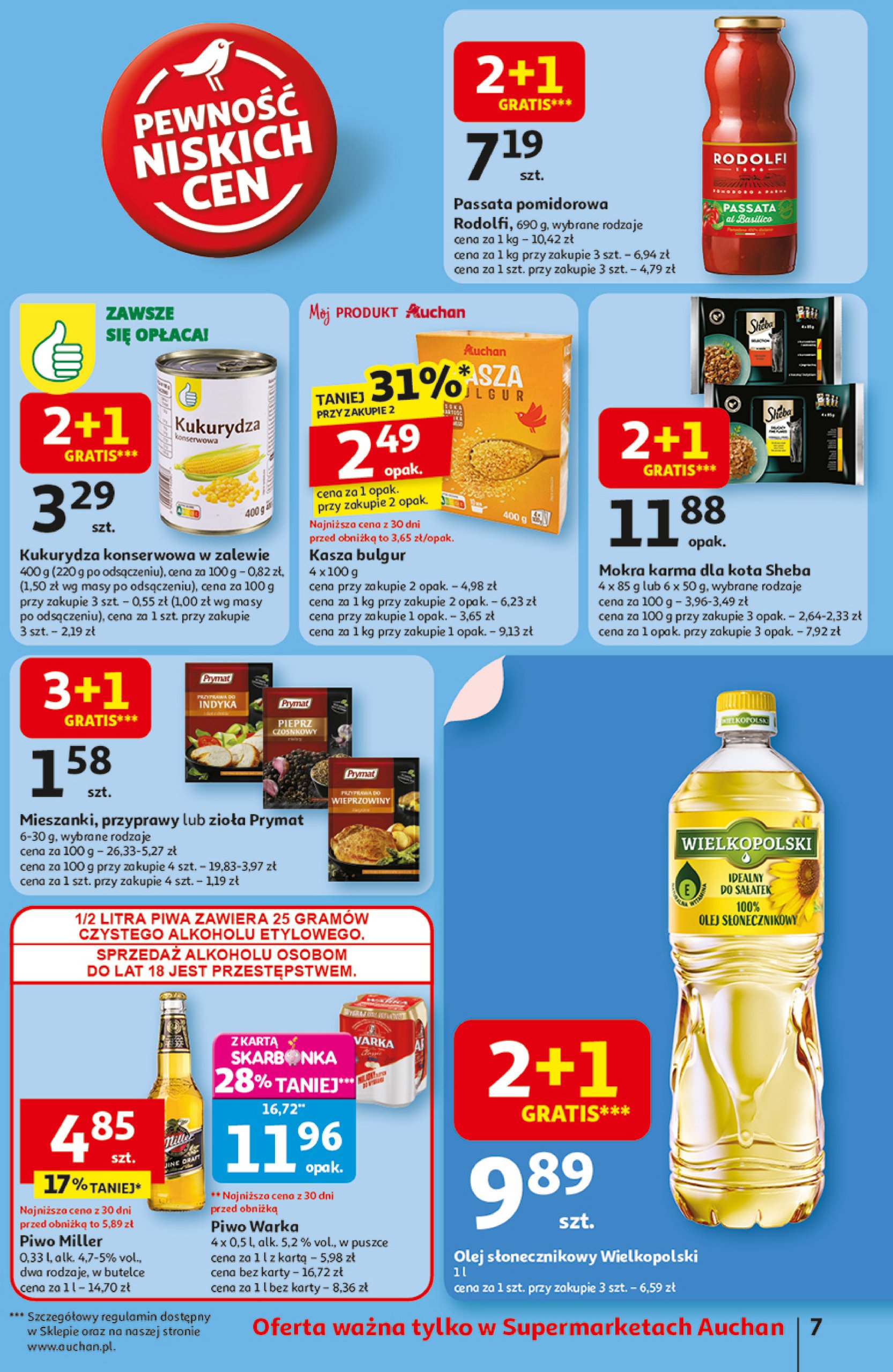 auchan - Gazetka Supermarket Auchan ważna od 31.07. - 06.08. - page: 7