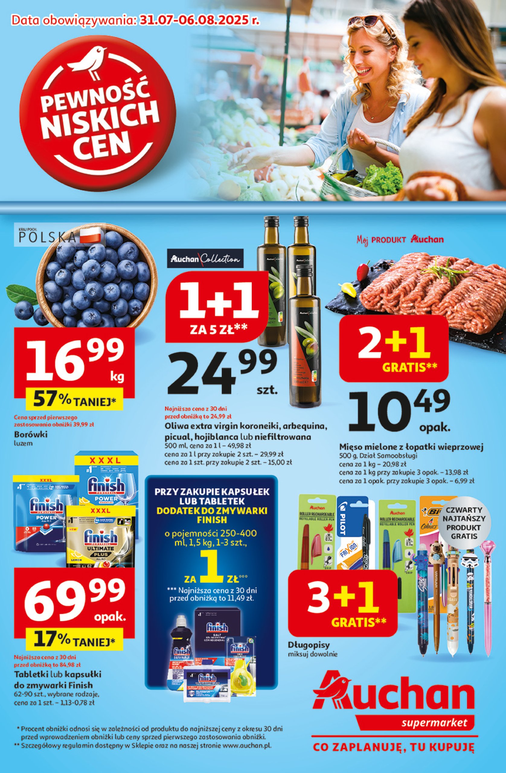 auchan - Gazetka Supermarket Auchan ważna od 31.07. - 06.08.